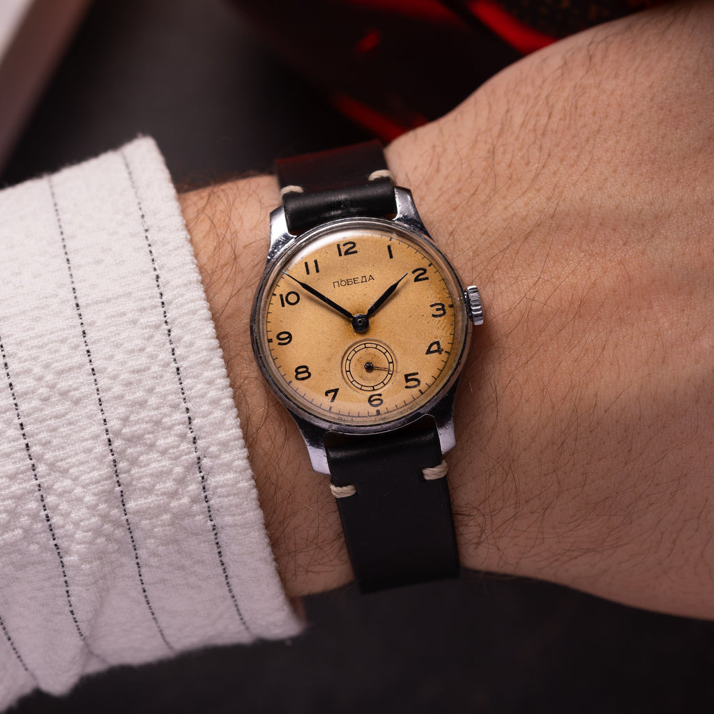 Vintage Soviet "Pobeda" Rare Watch for Men or Women form 1950's - VintageDuMarko