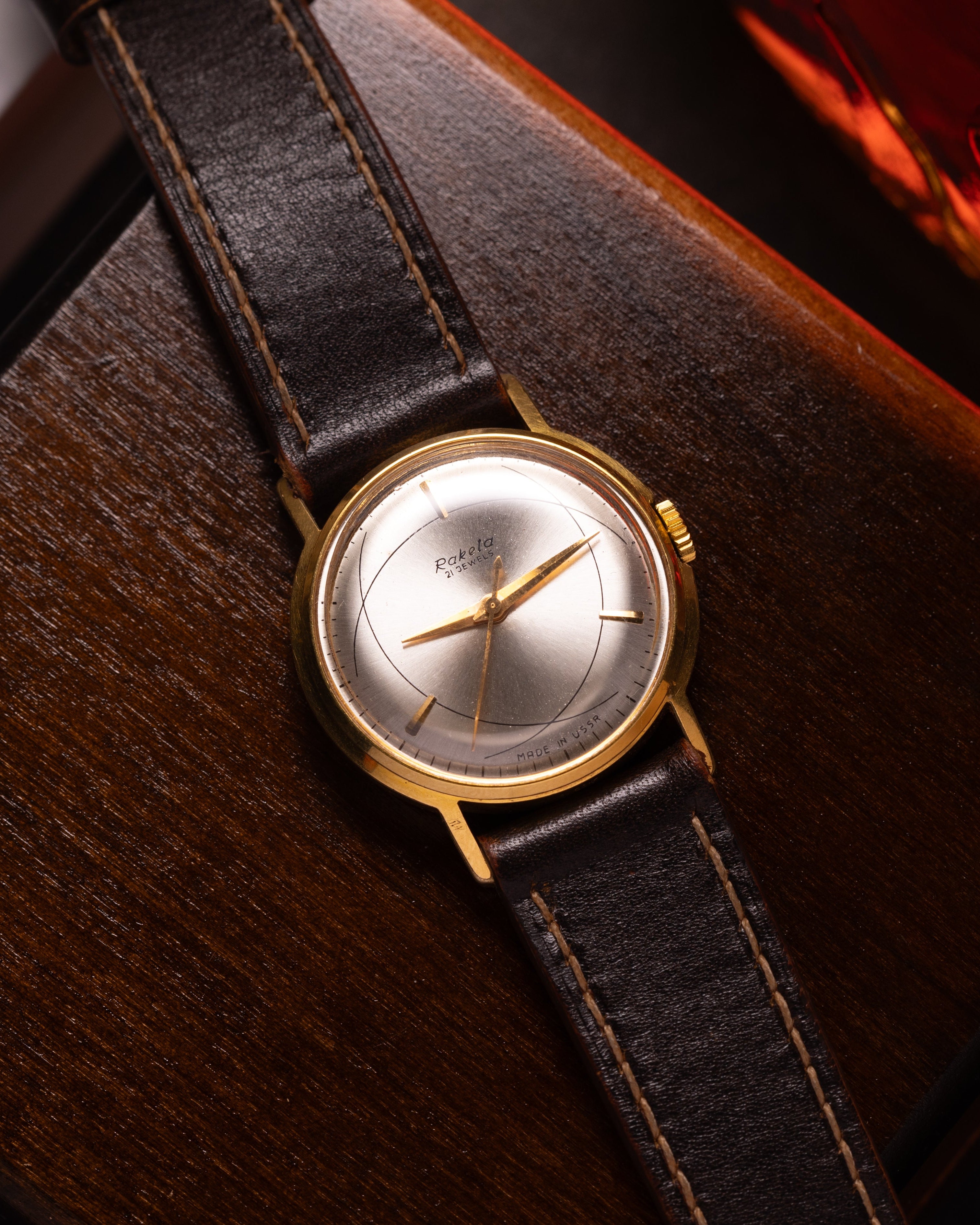 Vintage Soviet "Raketa Atom" Men's Watch, Rare Mechanical Original Watch - VintageDuMarko