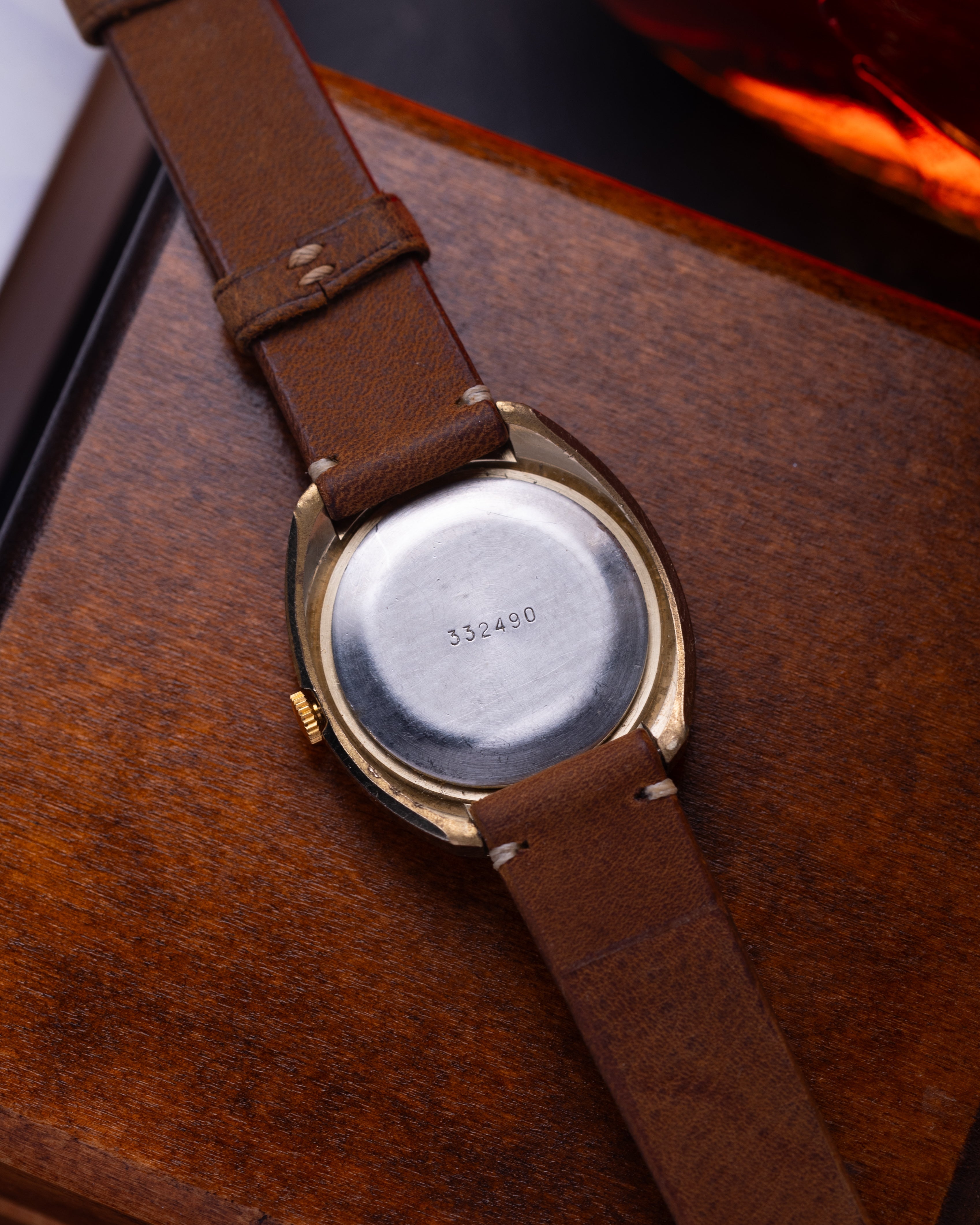 Vintage Soviet "Wostok Groom", Golden Engraved Watch - VintageDuMarko