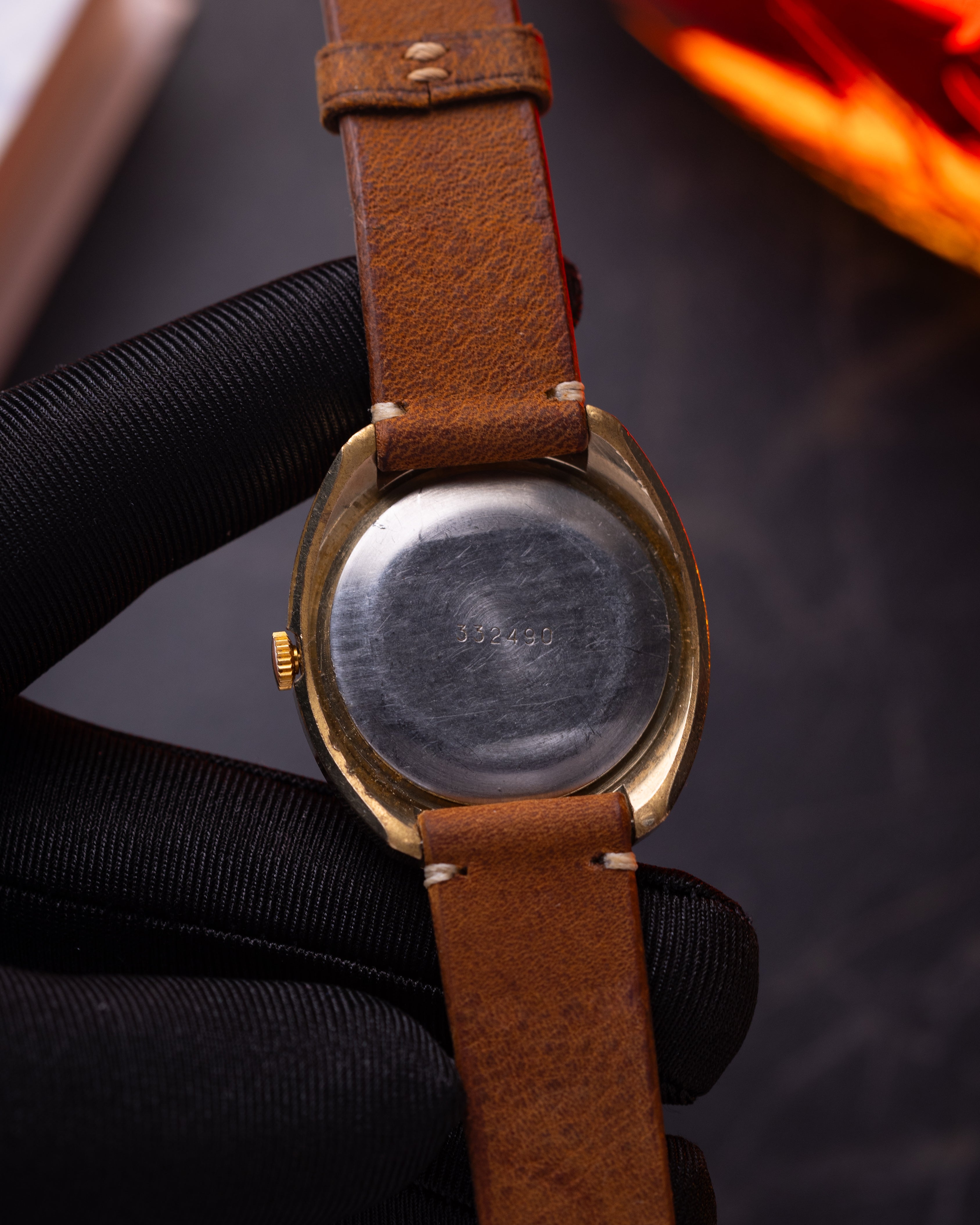 Vintage Soviet "Wostok Groom", Golden Engraved Watch - VintageDuMarko