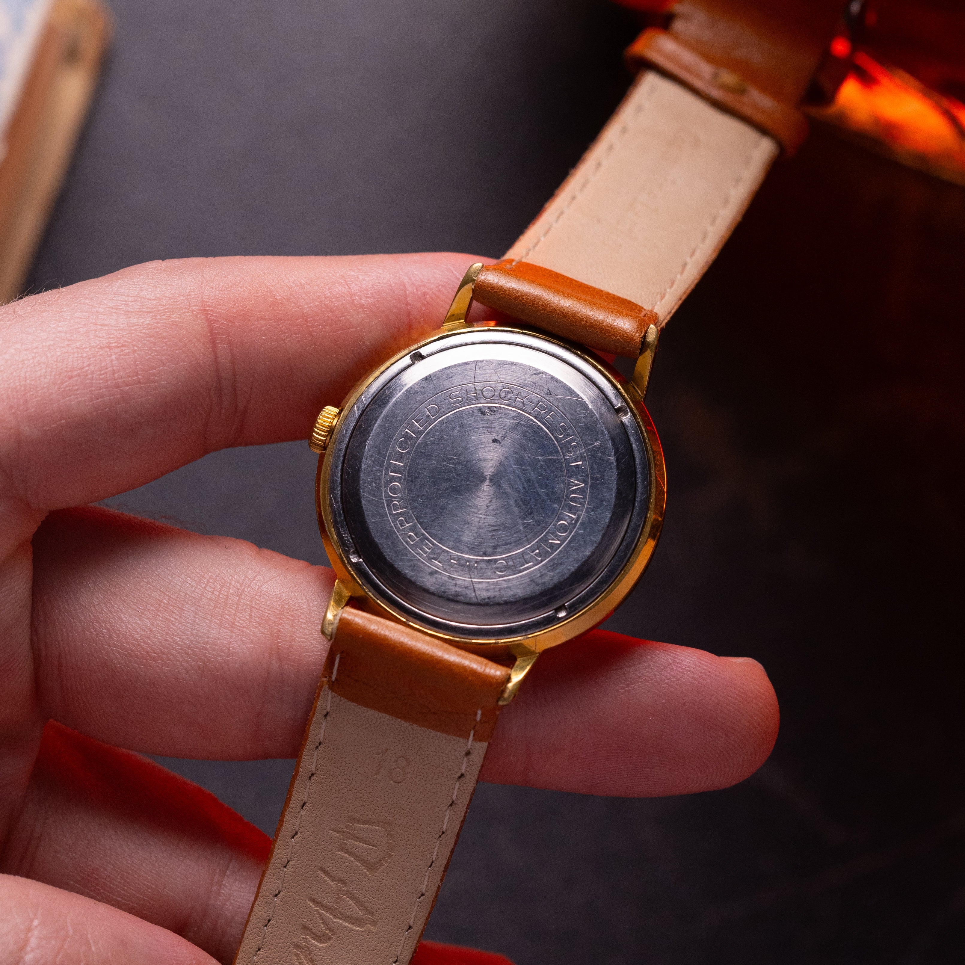 Vintage Thin Watch "Poljot De Luxe", Rare Original Soviet Movement - VintageDuMarko