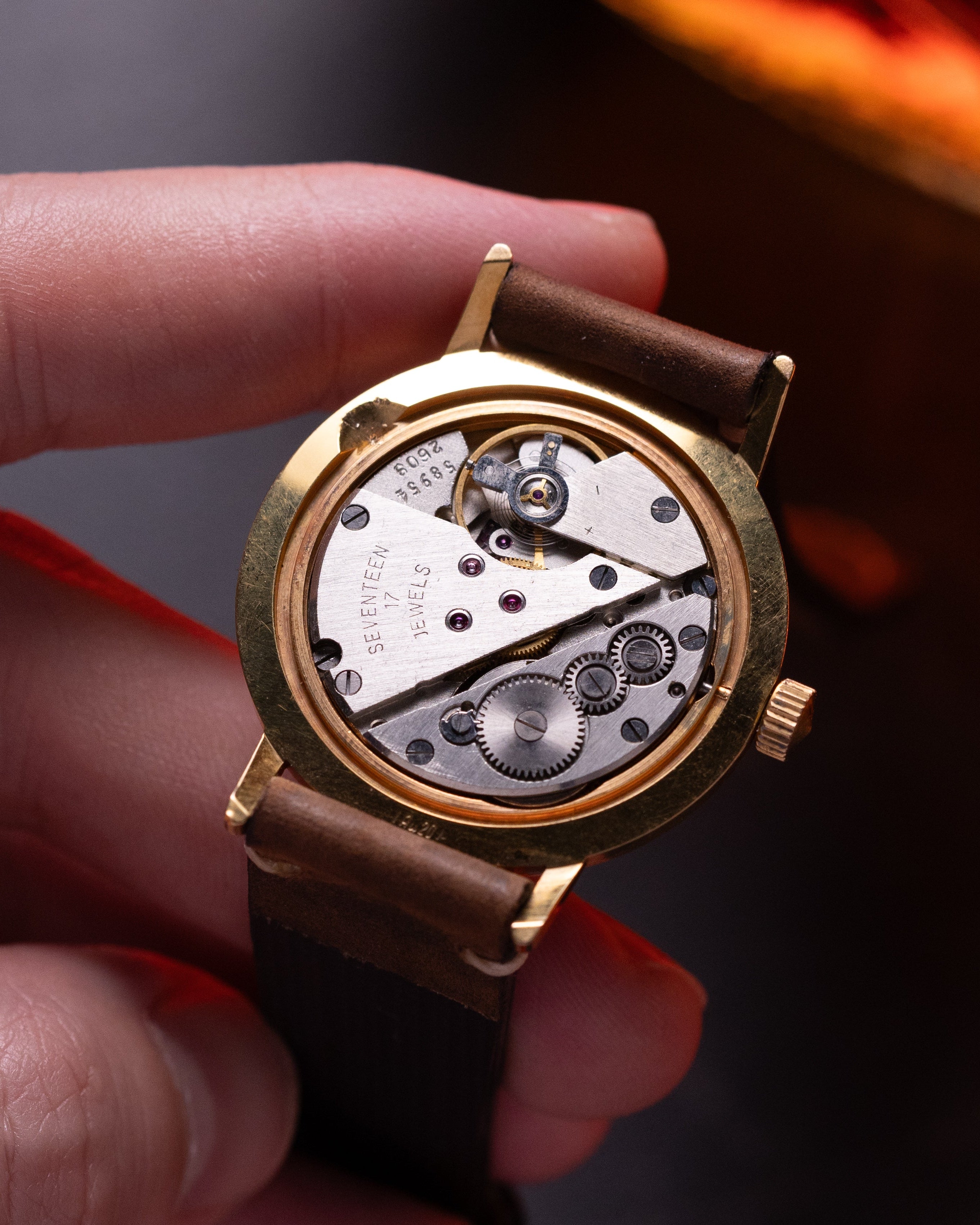 Vintage Thin Watch "Poljot De Luxe", Rare Original Soviet Movement - VintageDuMarko