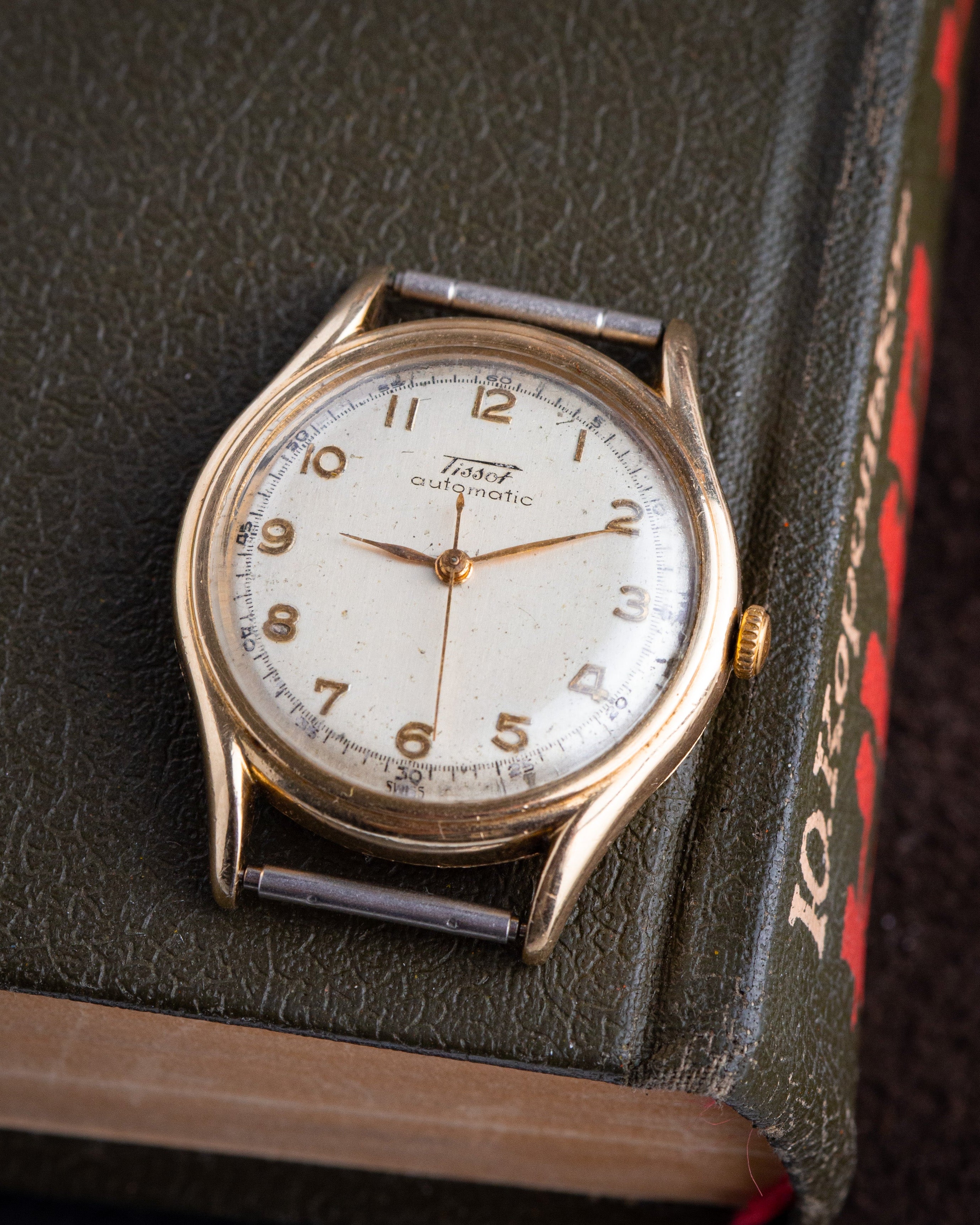 Vintage "Tissot Bamper" Automatic Watch, 14K Gold Plated, Swiss Men's Watch - VintageDuMarko