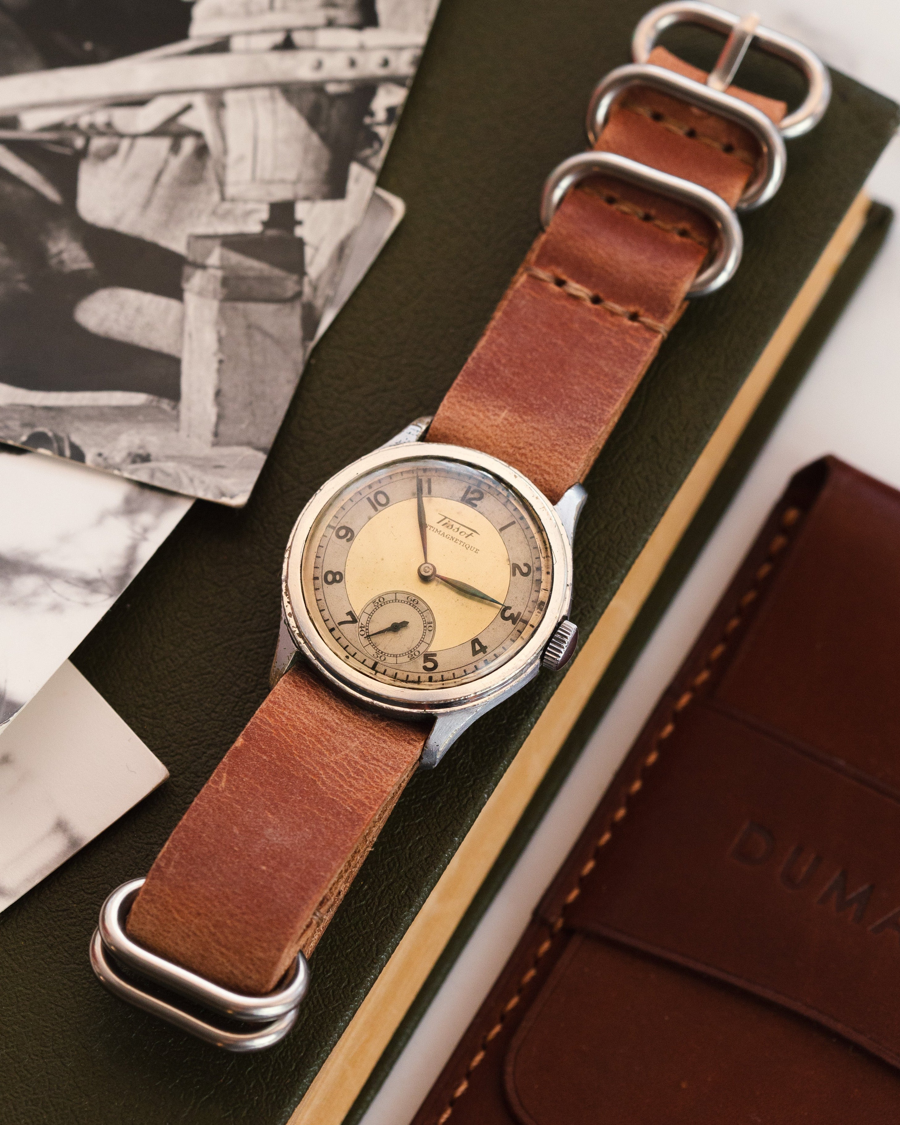 Vintage "Tissot" Swiss Watch, Men's Old Antique Watch - VintageDuMarko