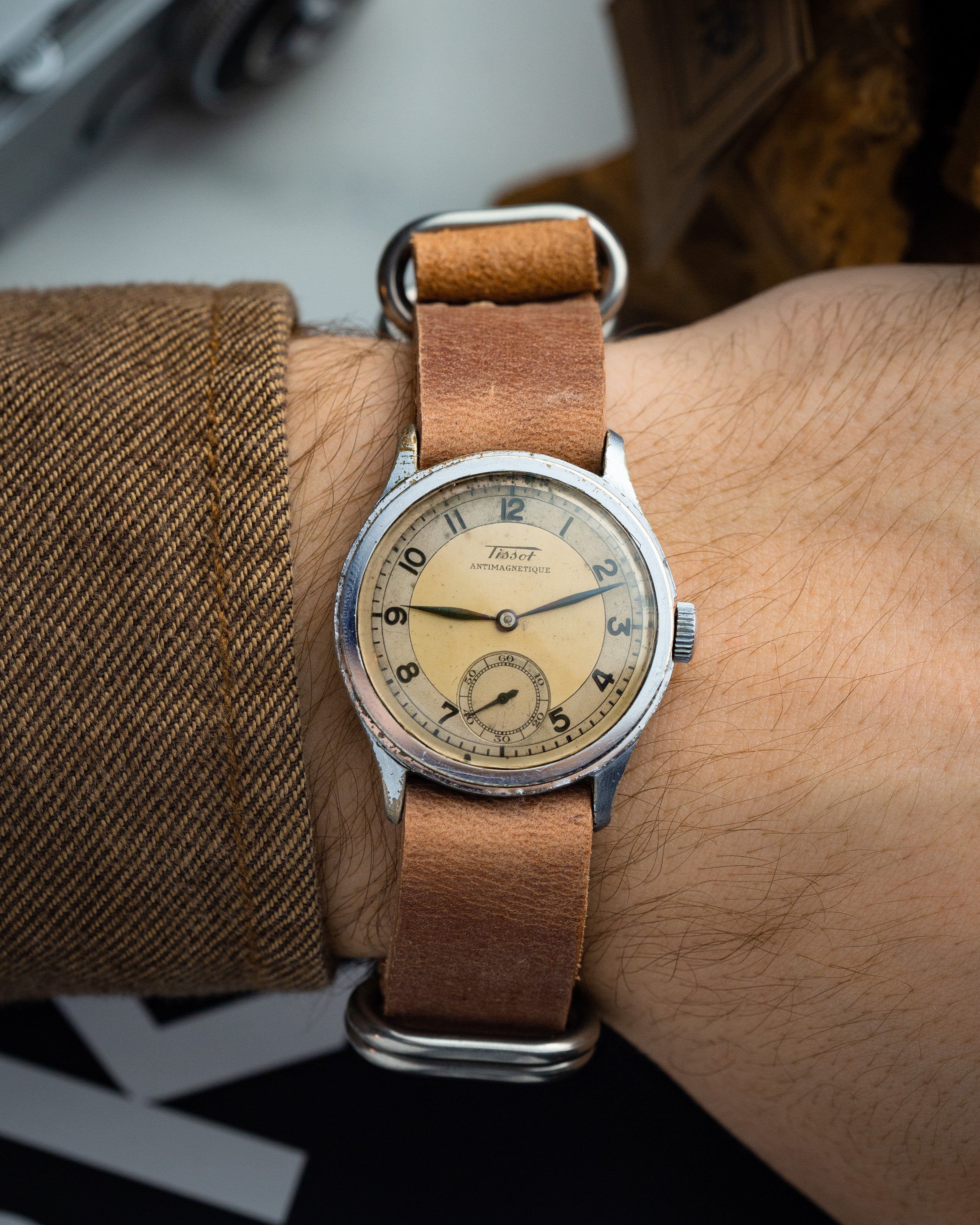 Vintage "Tissot" Swiss Watch, Men's Old Antique Watch - VintageDuMarko