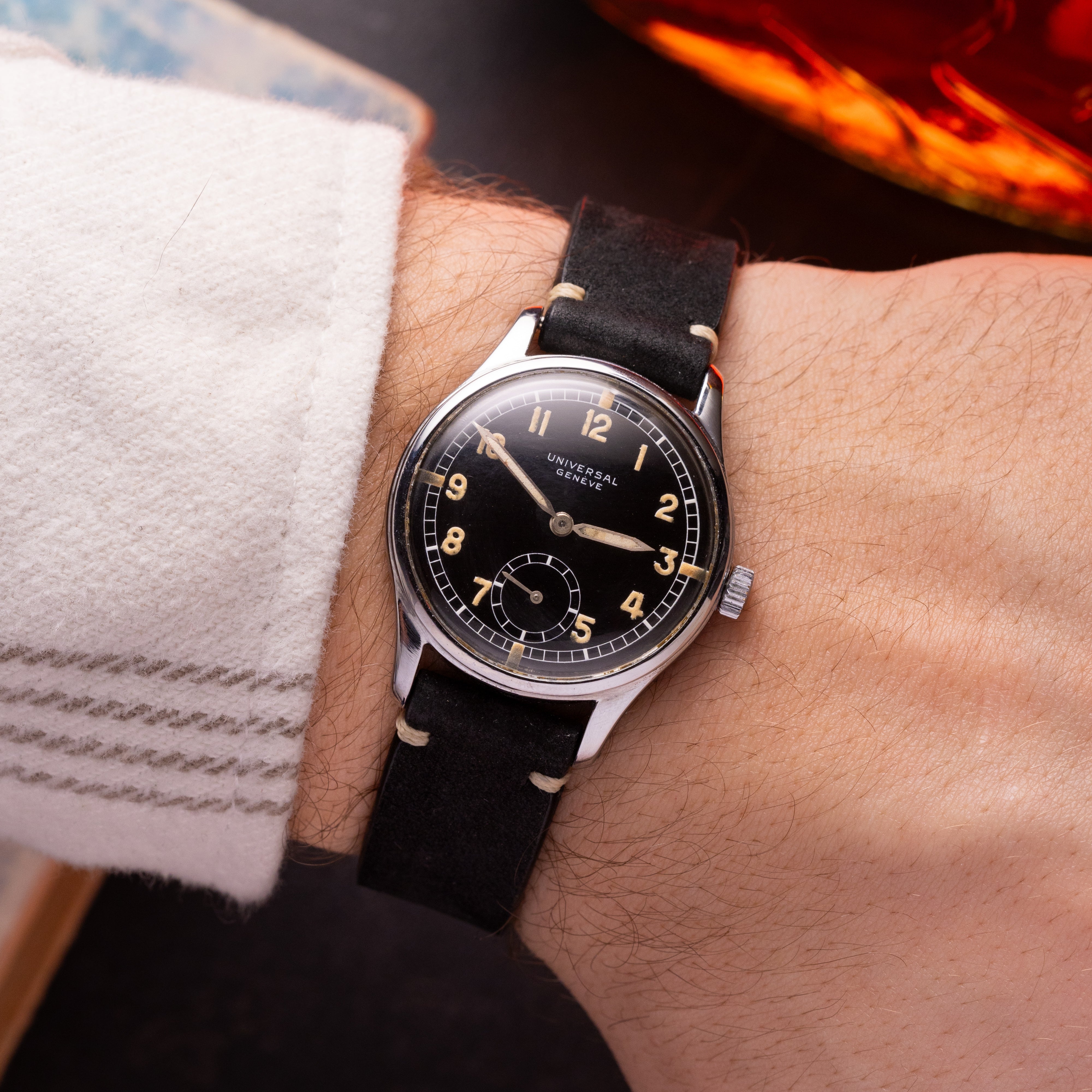 Vintage "Universal Geneve", Rare WW2 watch - VintageDuMarko