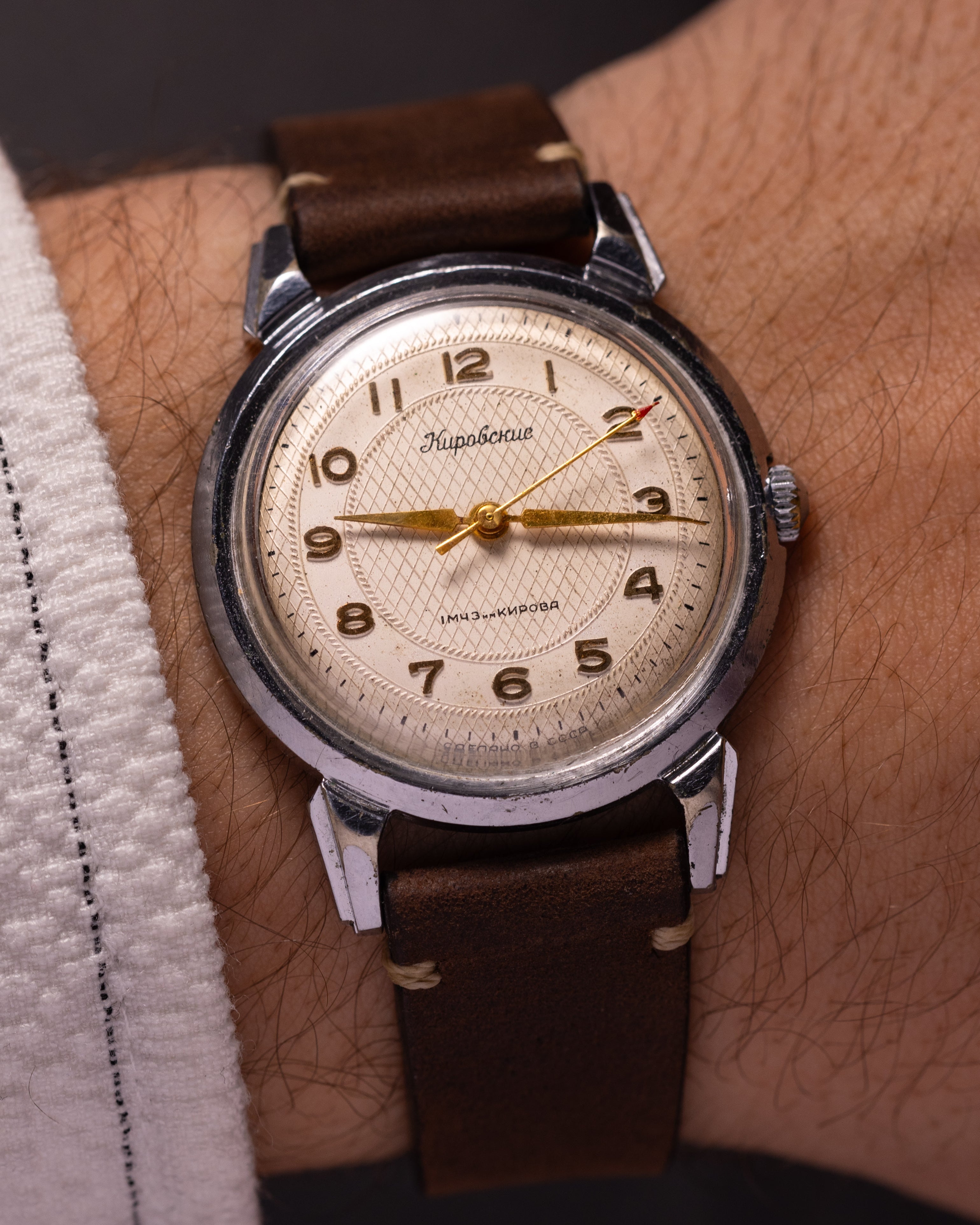 Vintage Very Rare Watch "Kirovskie" FMWF First Watch Factory, Original Military Soviet Mechanical Watch - VintageDuMarko