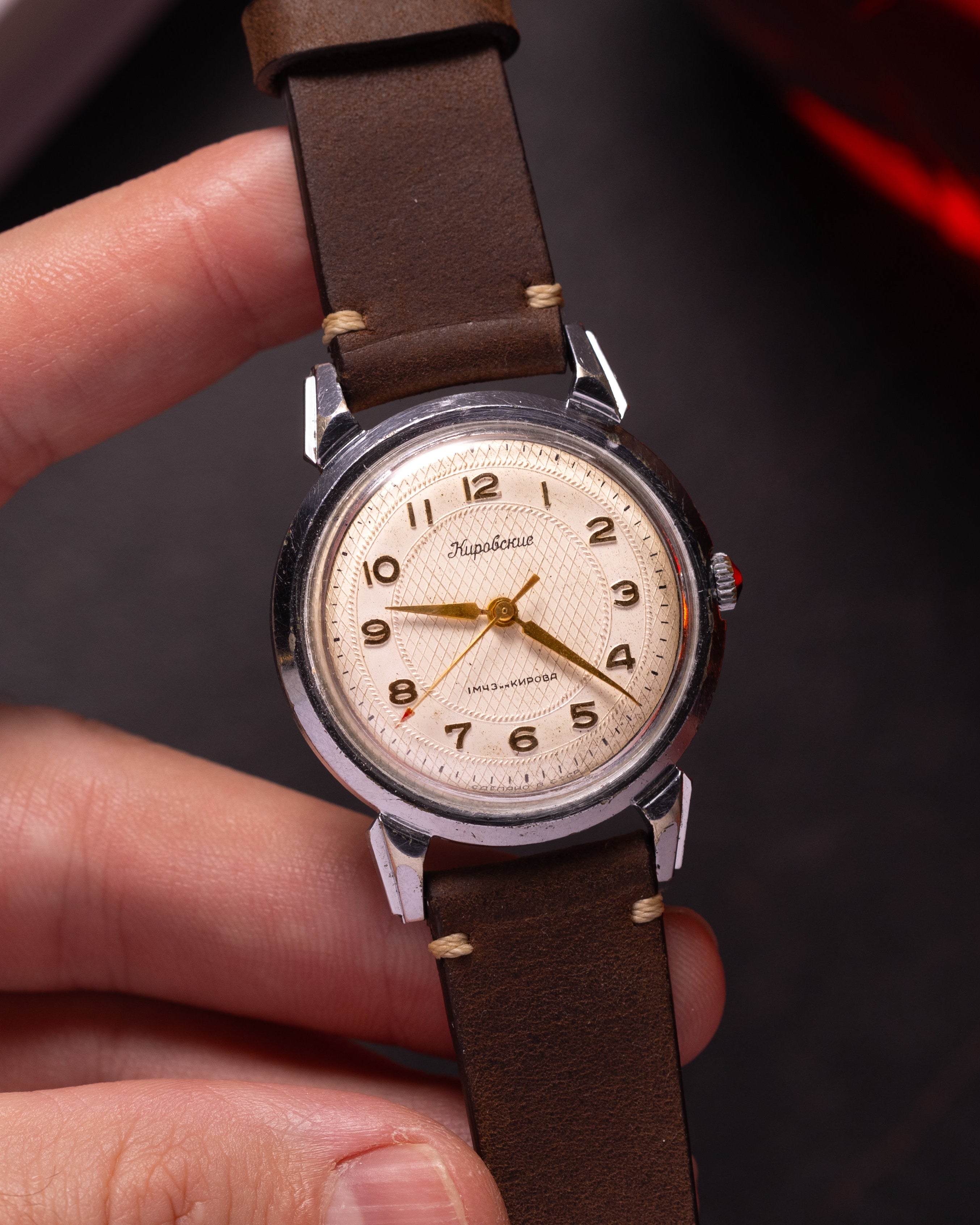 Vintage Very Rare Watch "Kirovskie" FMWF First Watch Factory, Original Military Soviet Mechanical Watch - VintageDuMarko