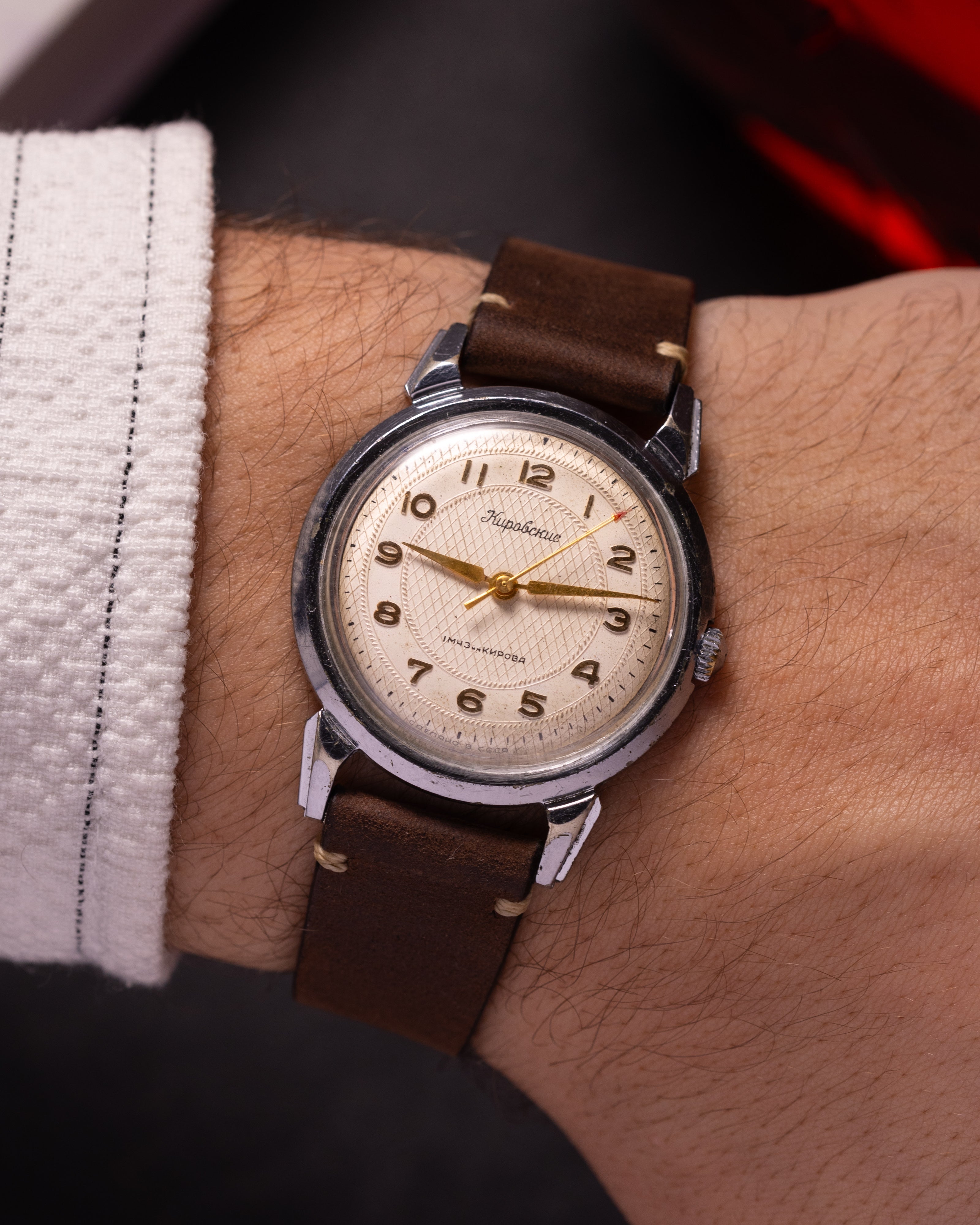 Vintage Very Rare Watch "Kirovskie" FMWF First Watch Factory, Original Military Soviet Mechanical Watch - VintageDuMarko