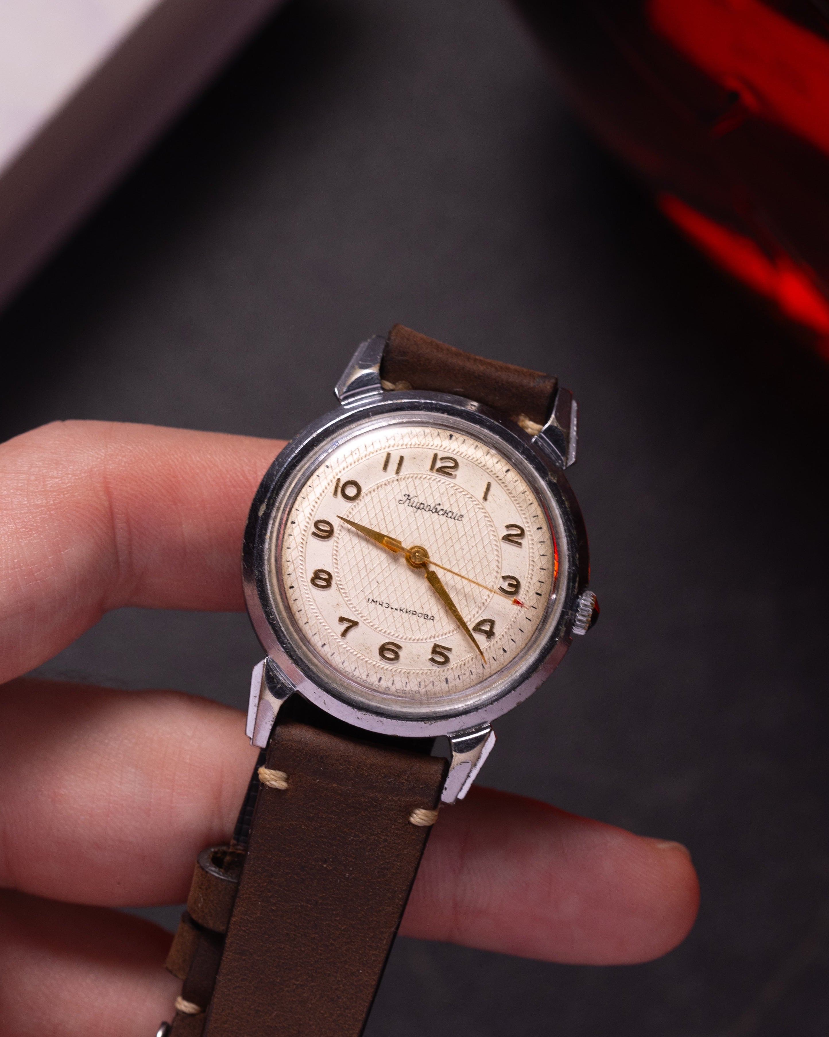 Vintage Very Rare Watch "Kirovskie" FMWF First Watch Factory, Original Military Soviet Mechanical Watch - VintageDuMarko