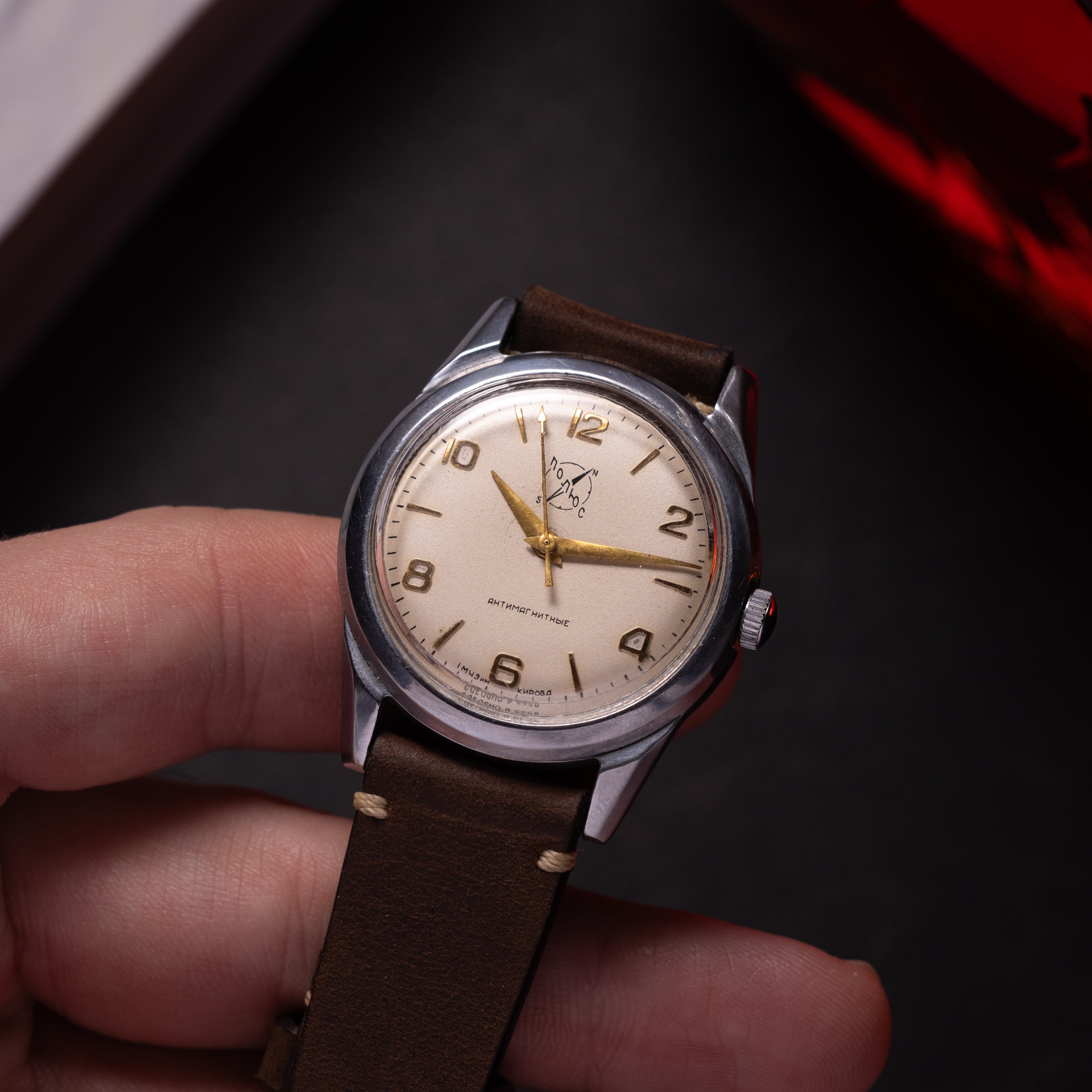 Vintage Very Rare Watch "Polus", Original Military Soviet Watch Poljot - VintageDuMarko