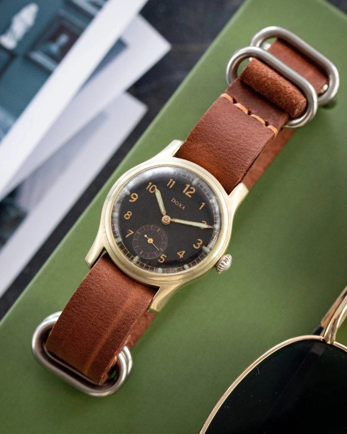 Vintage Watch "Doxa", Military Watch, WW2 Swiss Watch - VintageDuMarko