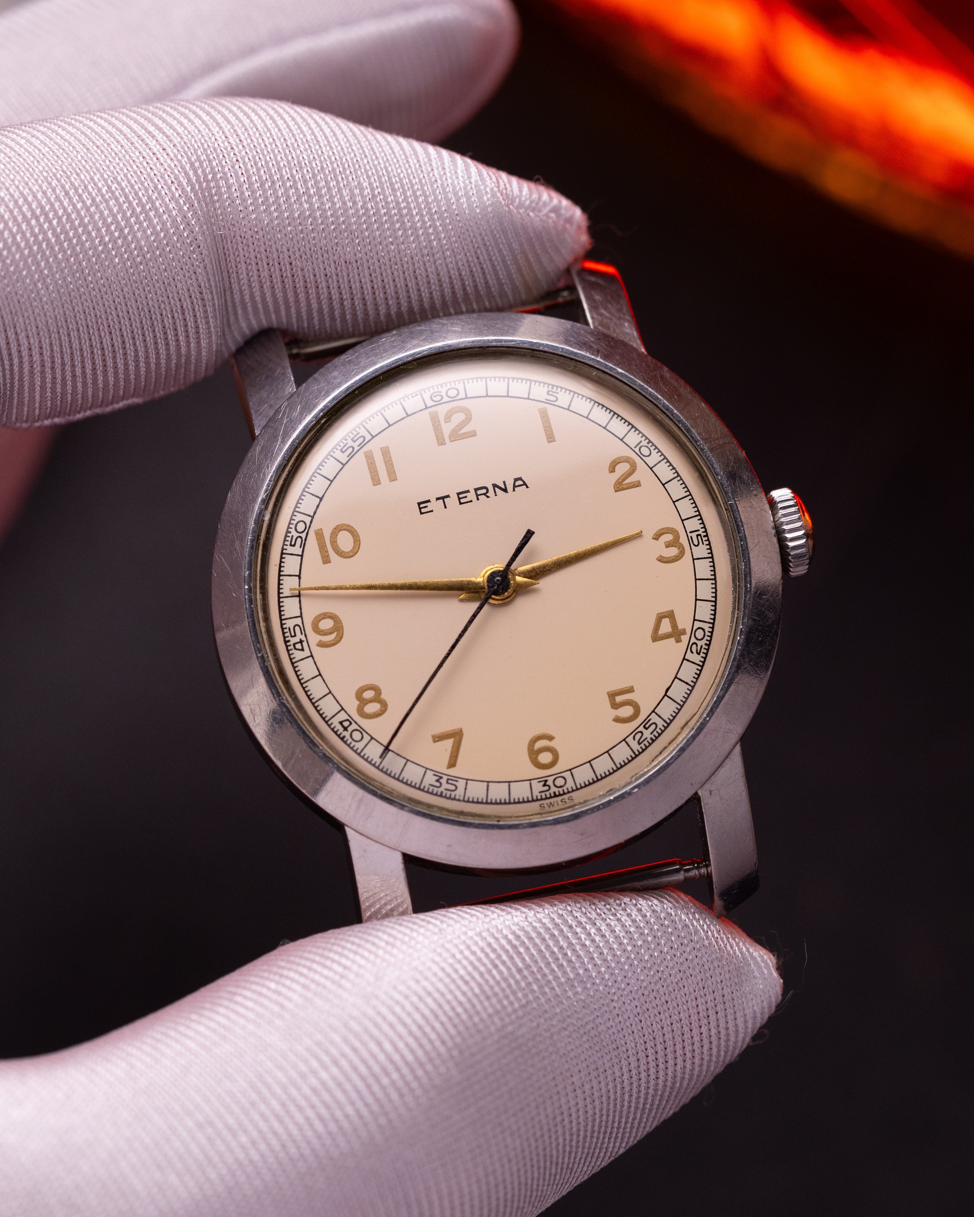 Vintage watch "ETERNA" Jumbo 38 mm, Cal. 852 from 1950's - VintageDuMarko