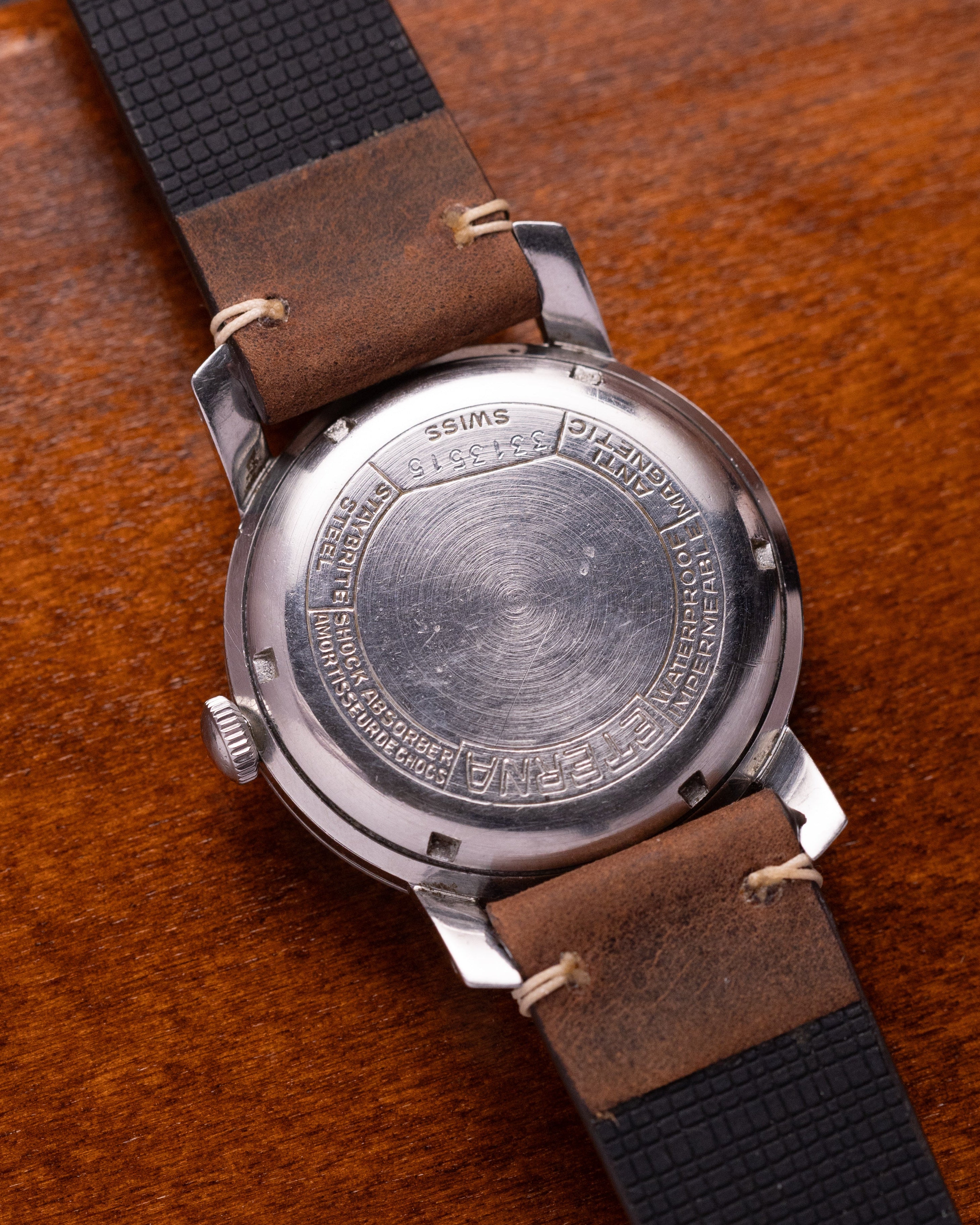 Vintage watch "ETERNA" Jumbo 38 mm, Cal. 852 from 1950's - VintageDuMarko