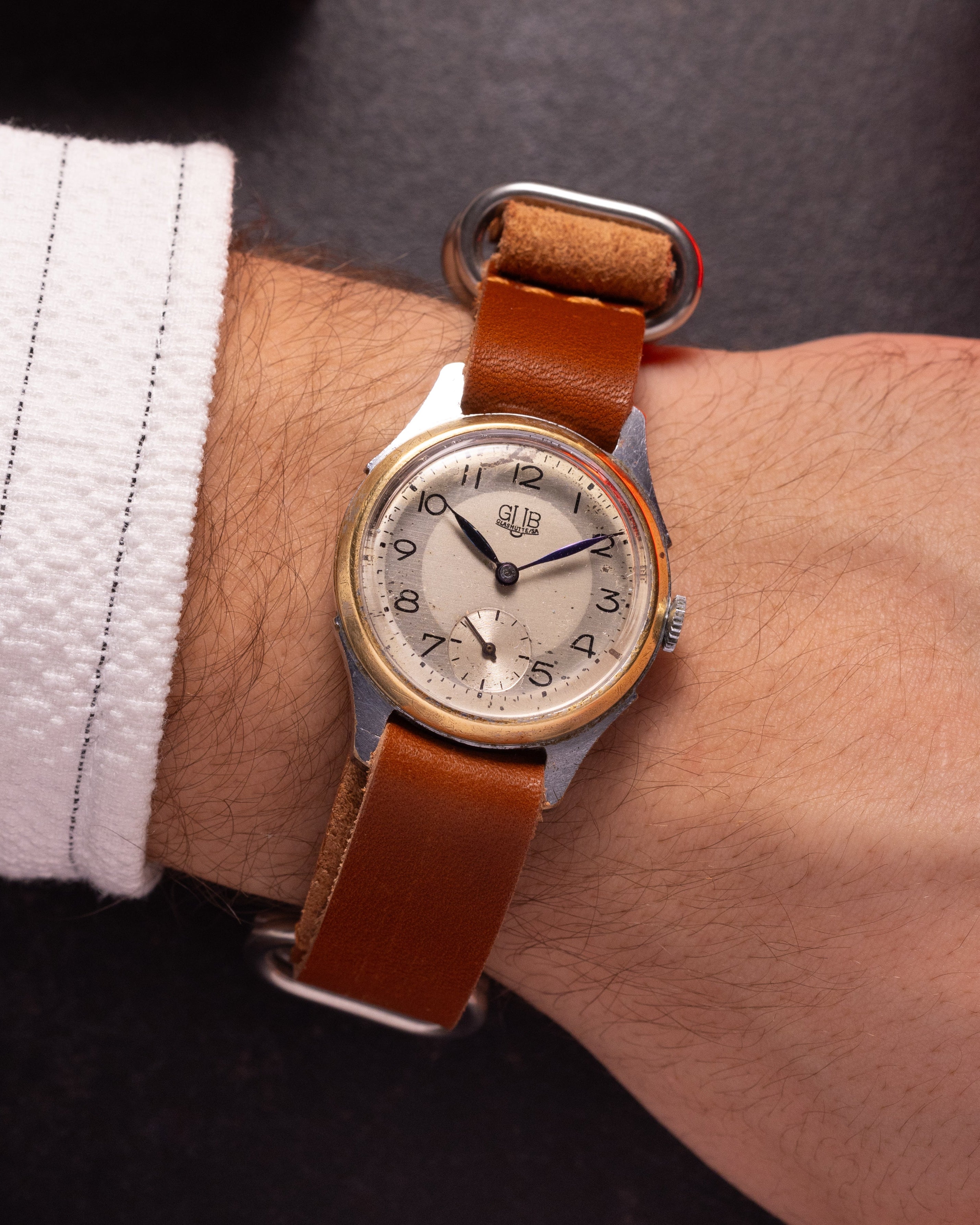 Vintage watch "GUB Glashutte Original", German Retro Watch - VintageDuMarko