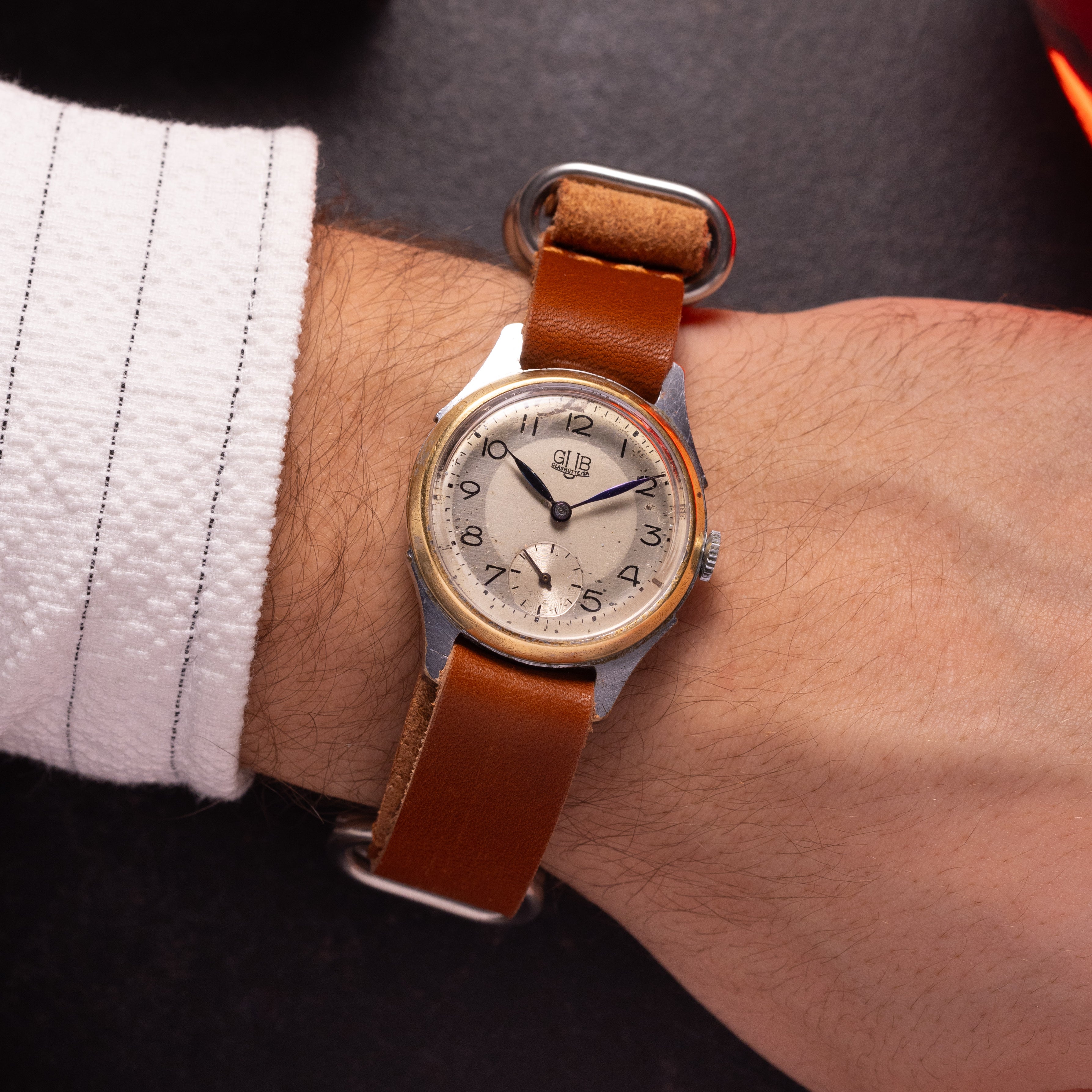 Vintage watch "GUB Glashutte Original", German Retro Watch - VintageDuMarko