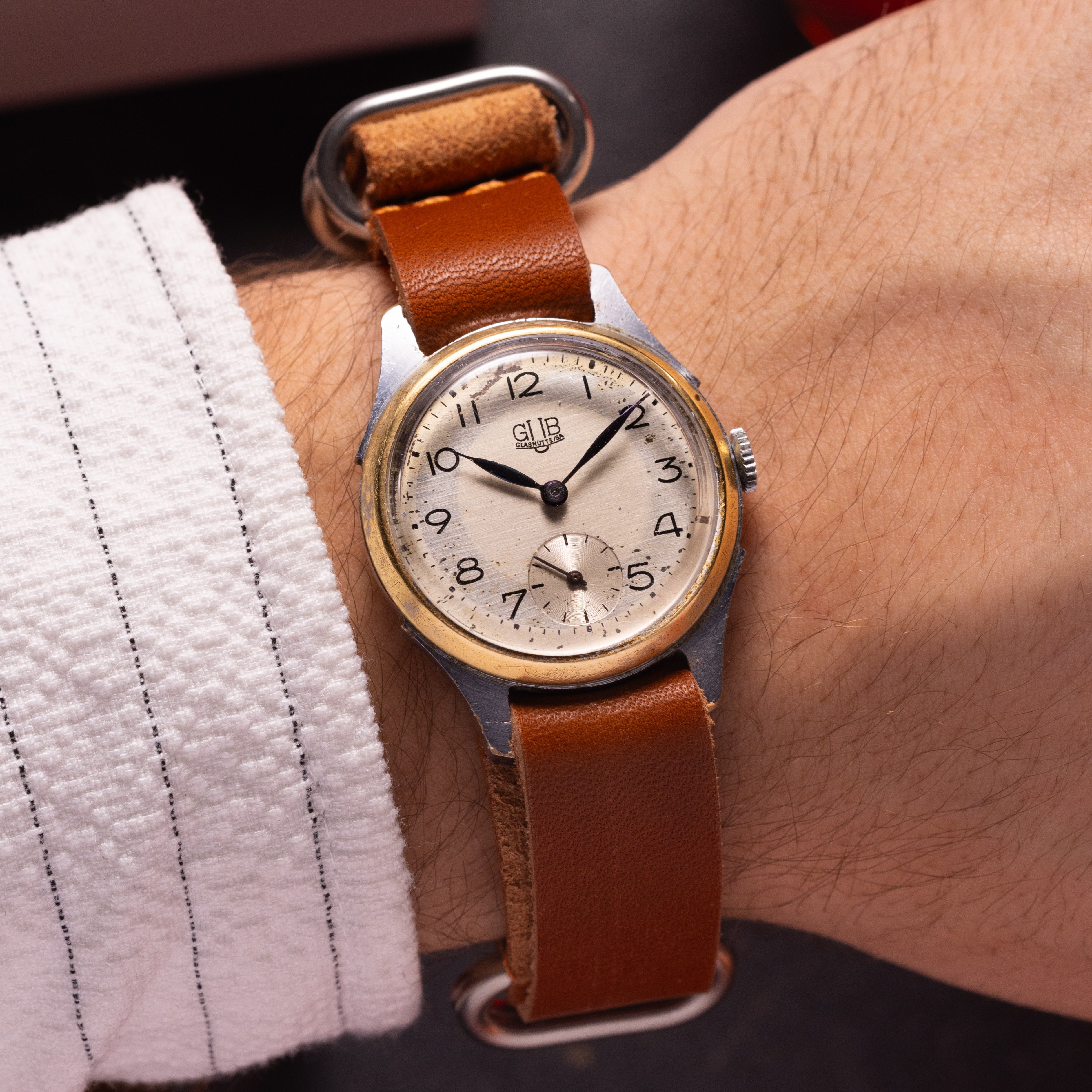 Vintage watch "GUB Glashutte Original", German Retro Watch - VintageDuMarko