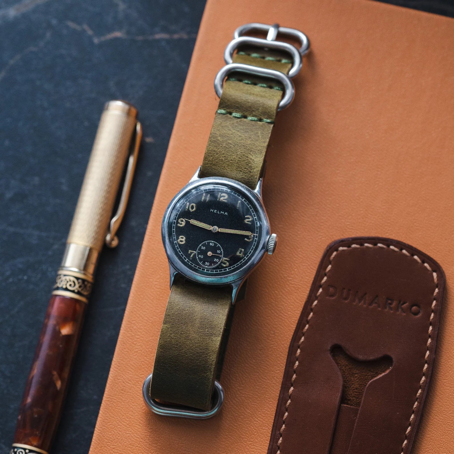 Vintage Watch "Helma DH", Swiss Military Watch - VintageDuMarko