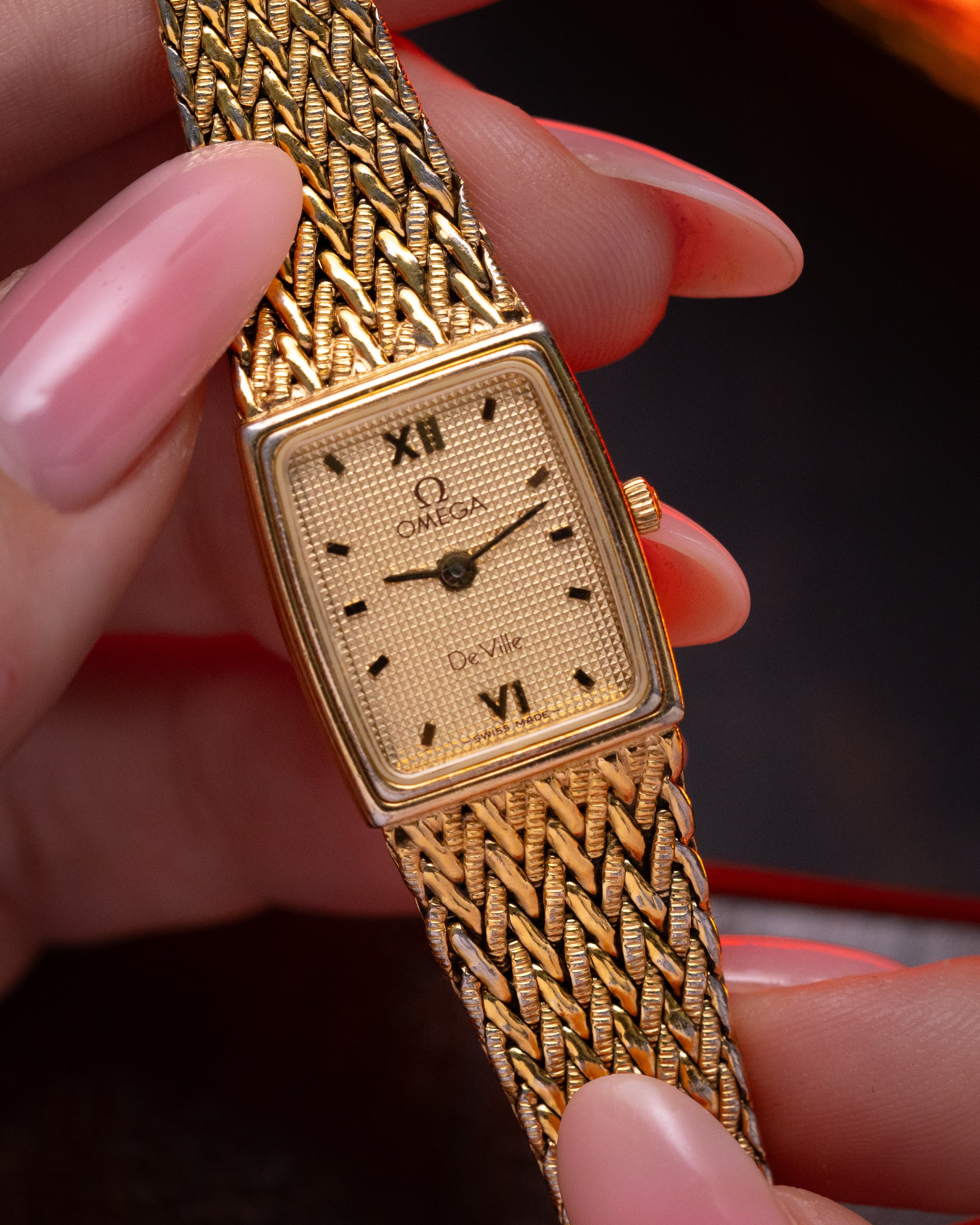 Vintage watch Omega De Ville, Premium gold plated watch - VintageDuMarko