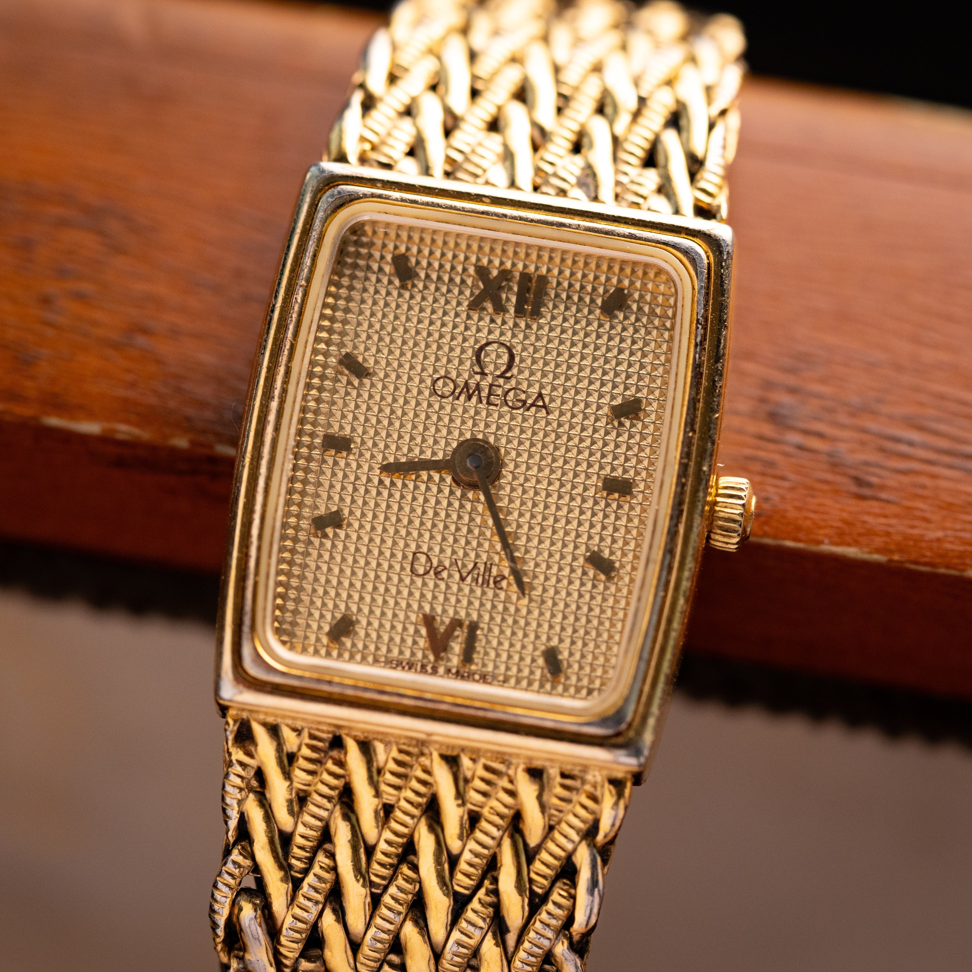 Vintage watch Omega De Ville, Premium gold plated watch - VintageDuMarko