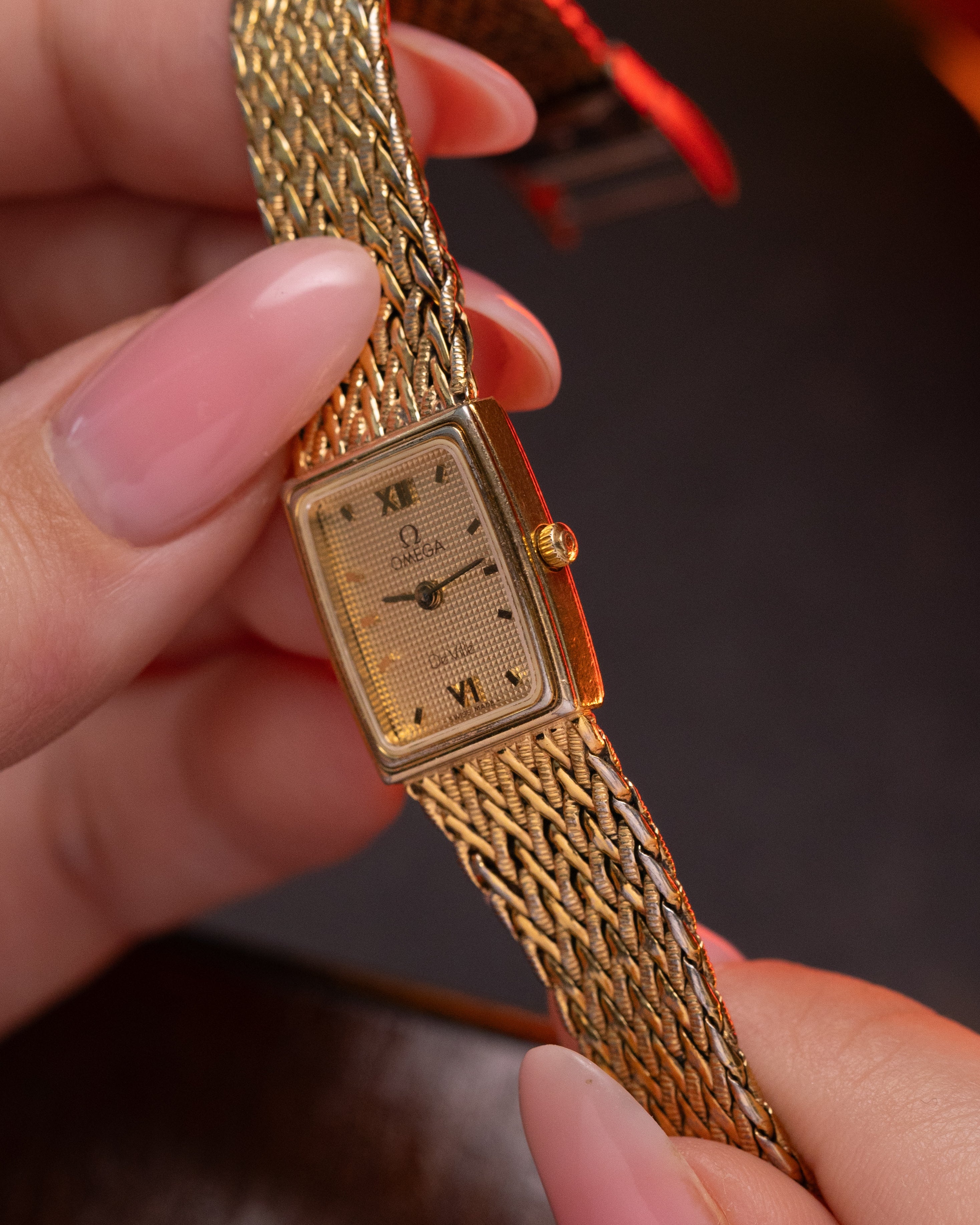 Vintage watch Omega De Ville, Premium gold plated watch - VintageDuMarko