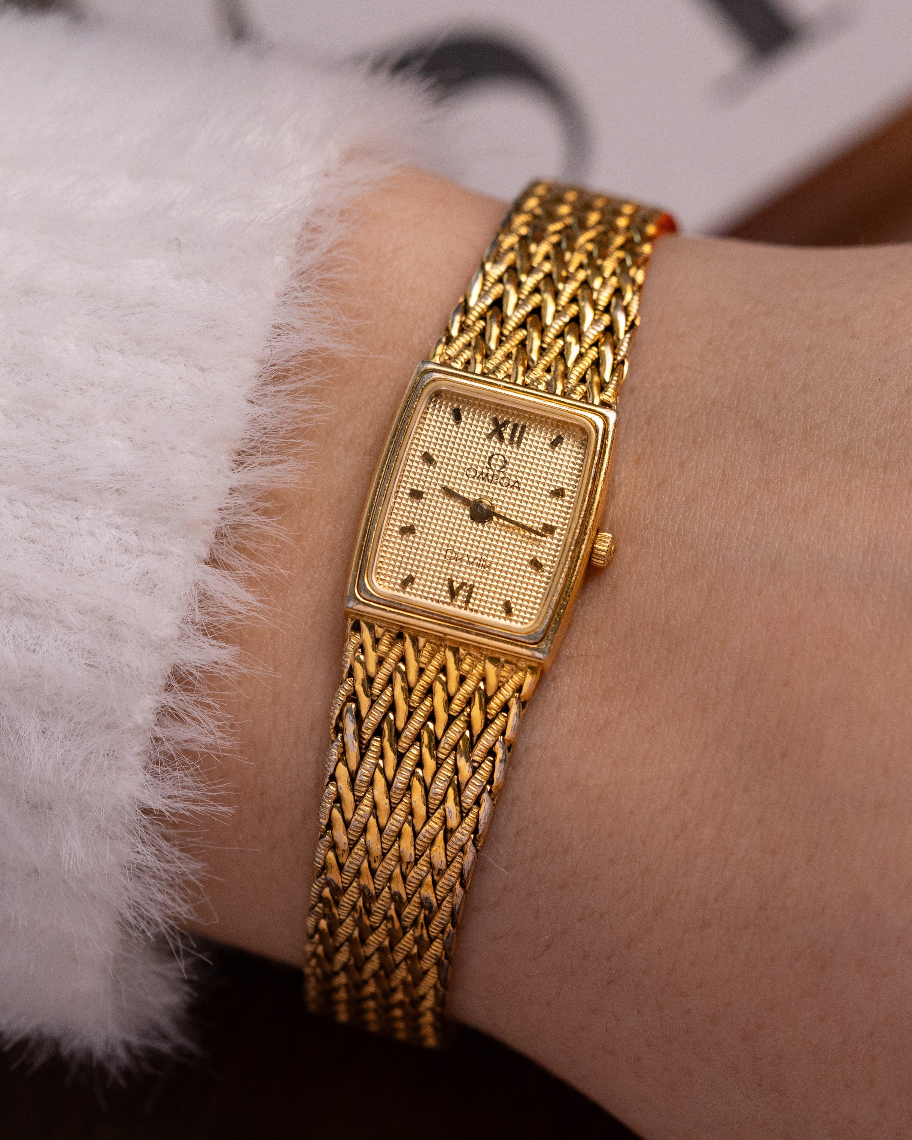 Vintage watch Omega De Ville, Premium gold plated watch - VintageDuMarko