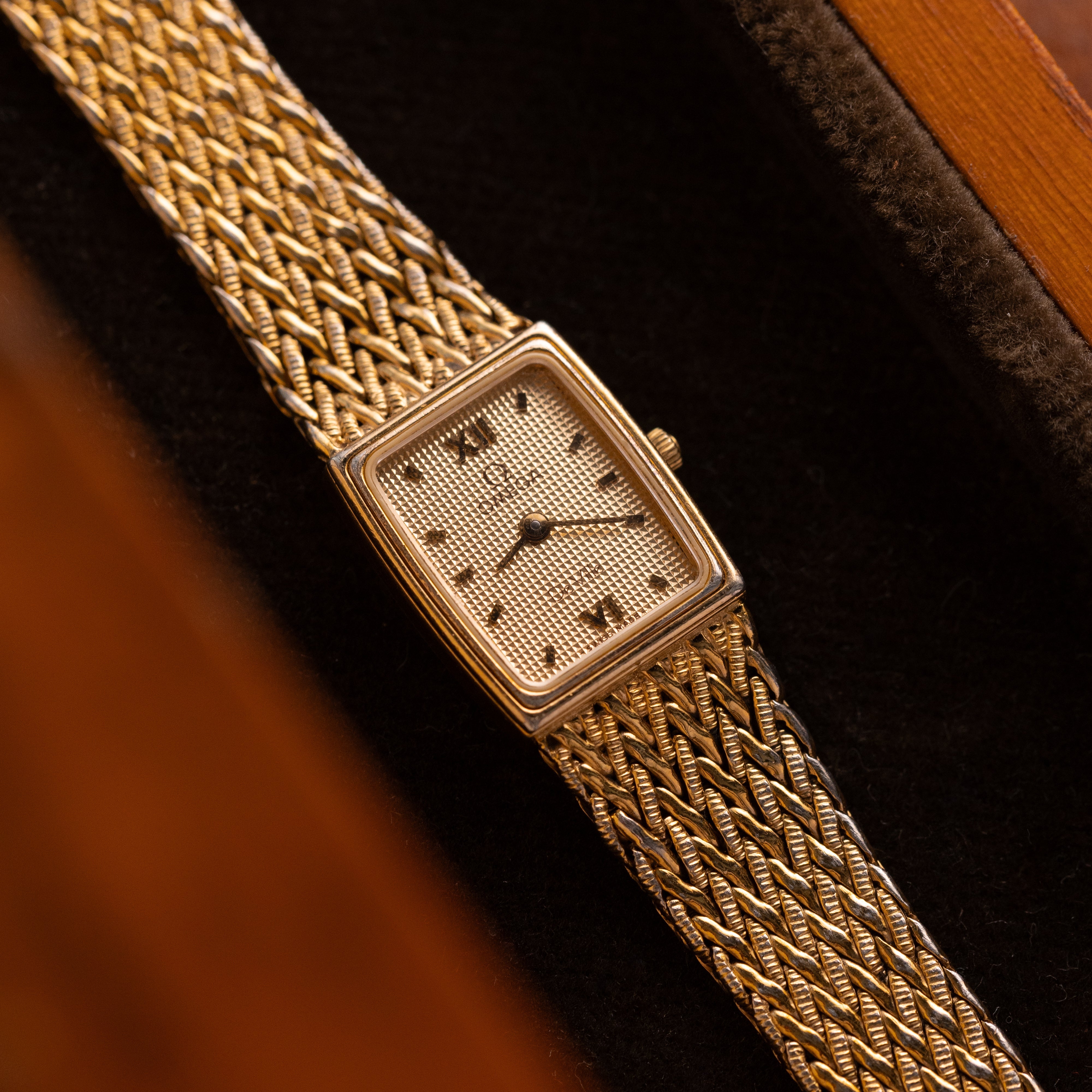 Vintage watch Omega De Ville, Premium gold plated watch - VintageDuMarko