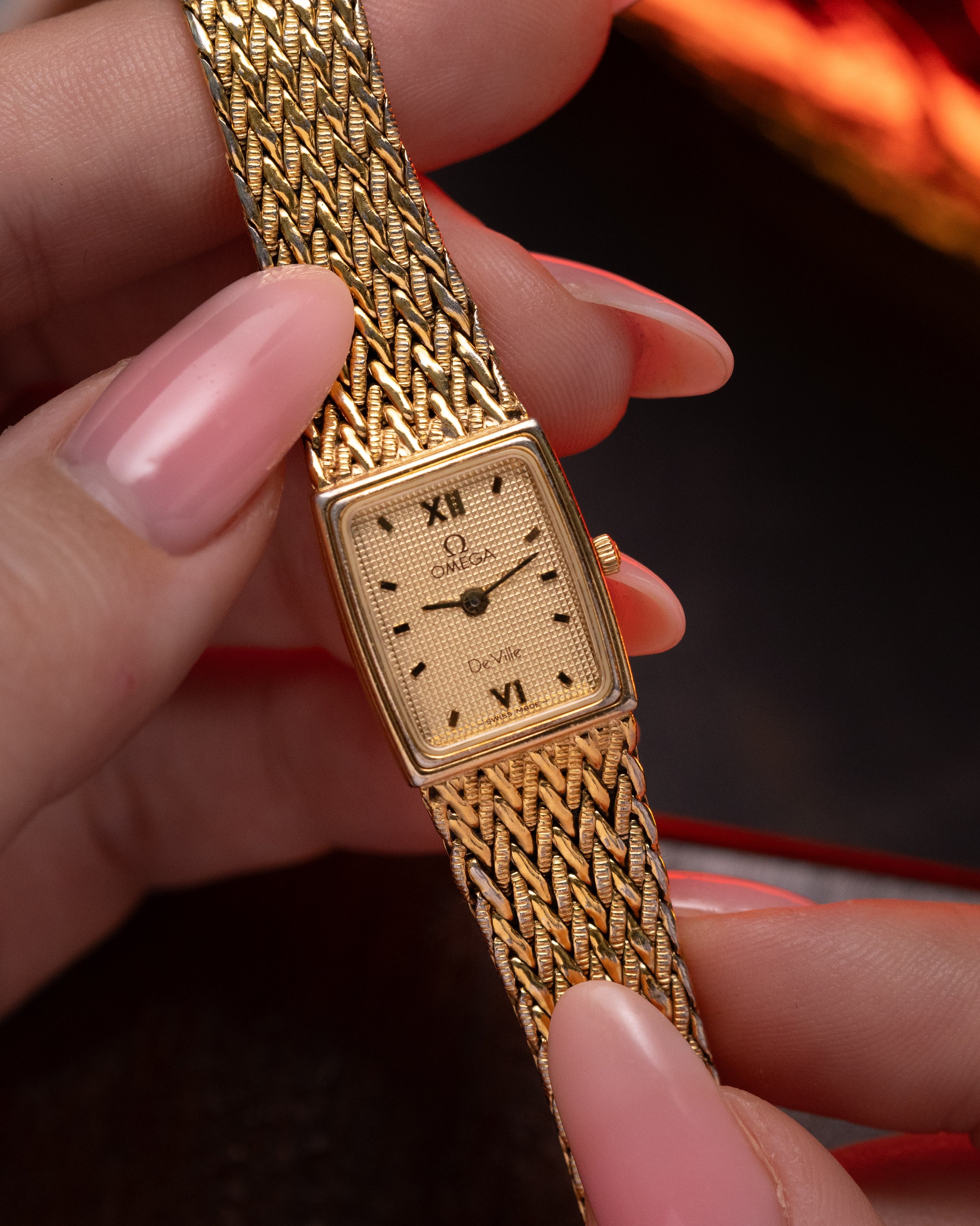 Vintage watch Omega De Ville, Premium gold plated watch - VintageDuMarko