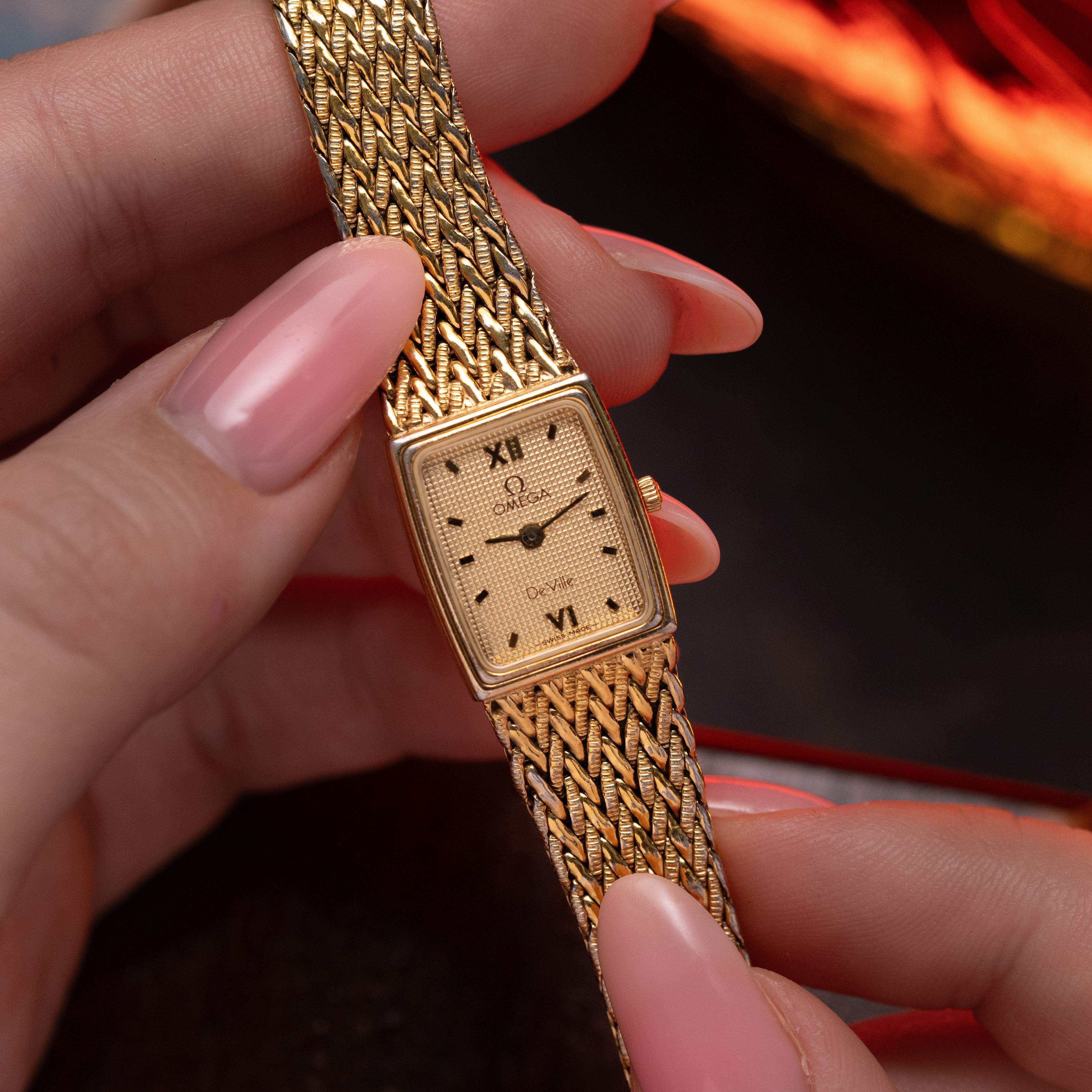 Vintage watch Omega De Ville, Premium gold plated watch - VintageDuMarko