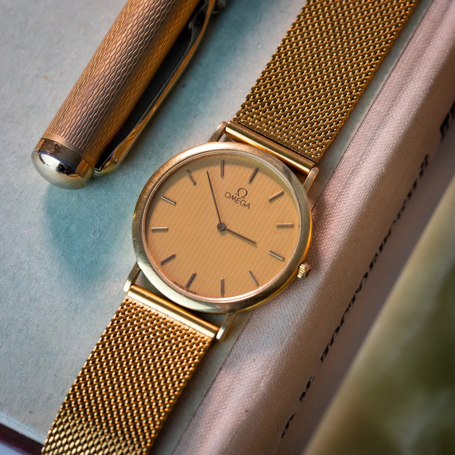 Vintage Watch "Omega De Ville Quartz", Swiss Watch, Slim Unisex Wrist Watch - VintageDuMarko