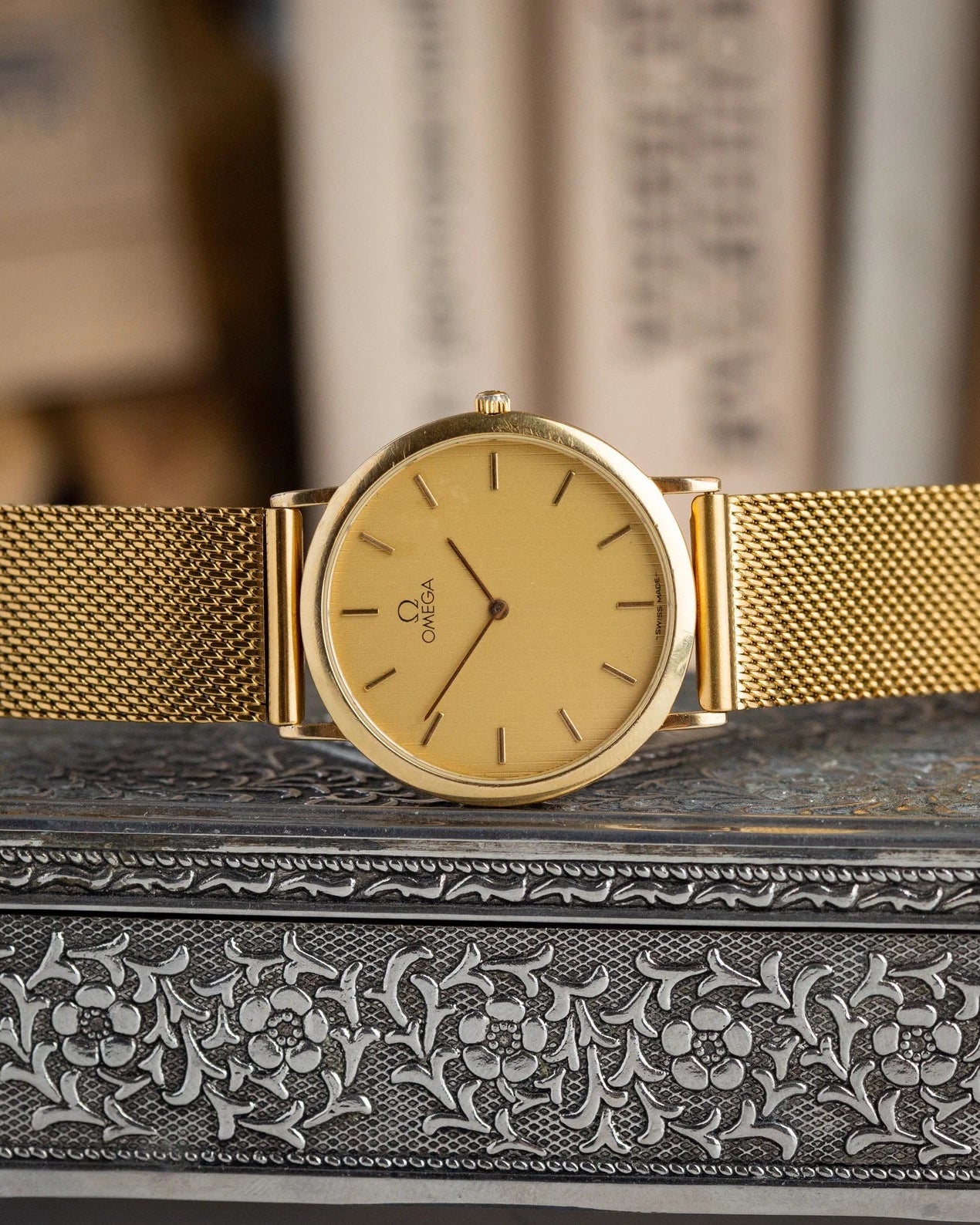 Vintage Watch "Omega De Ville Quartz", Swiss Watch, Slim Unisex Wrist Watch - VintageDuMarko