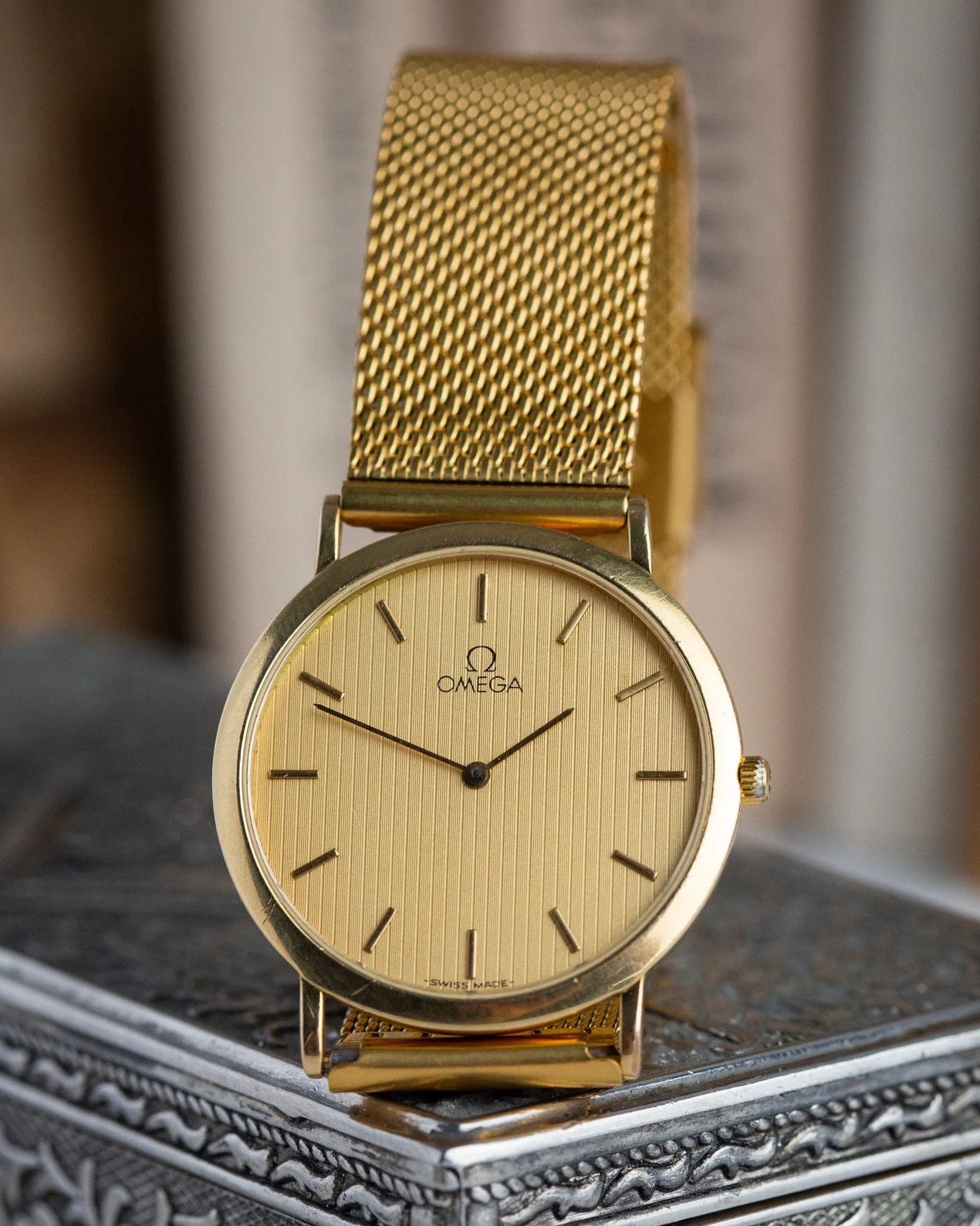Vintage Watch "Omega De Ville Quartz", Swiss Watch, Slim Unisex Wrist Watch - VintageDuMarko