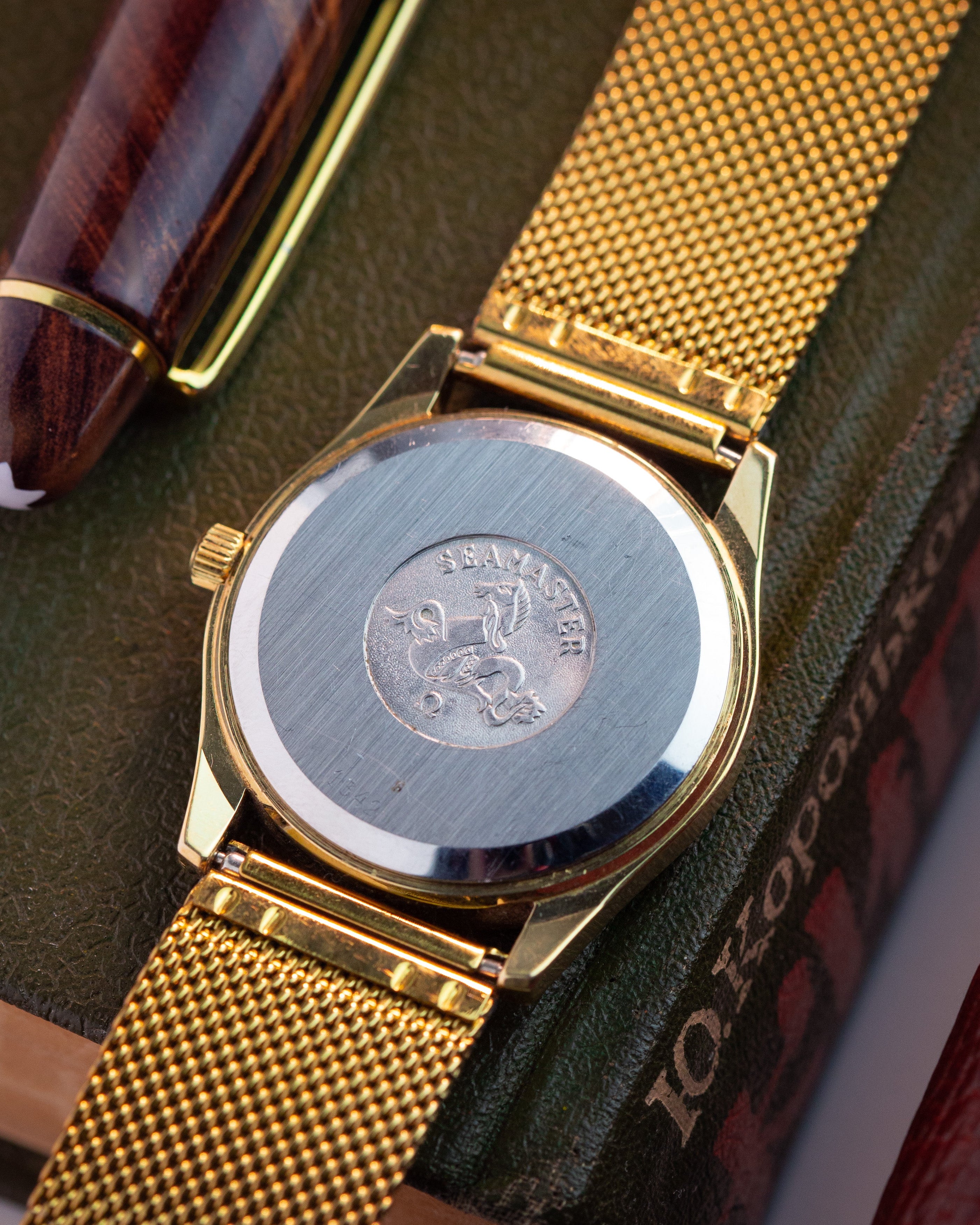 Vintage Watch "Omega Seamaster Quartz", Original Swiss Watch with Gold Plated Case - VintageDuMarko