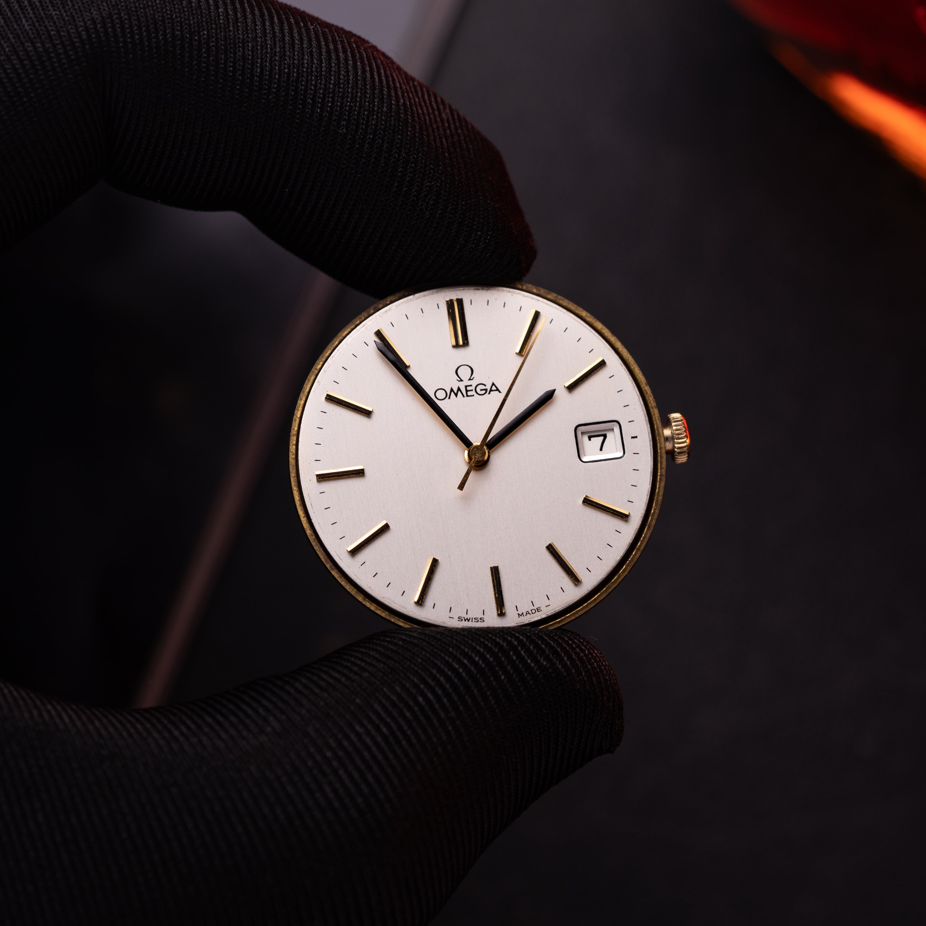 Vintage watch Omega Solid Gold, Art Deco from 1970s - VintageDuMarko