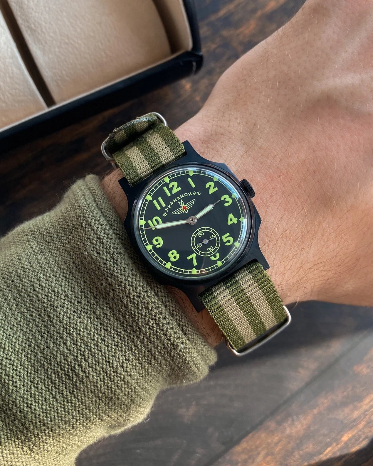 Vintage Watch "Poljot Sturmanskie Gagarin", Soviet Military Famous Watch - VintageDuMarko