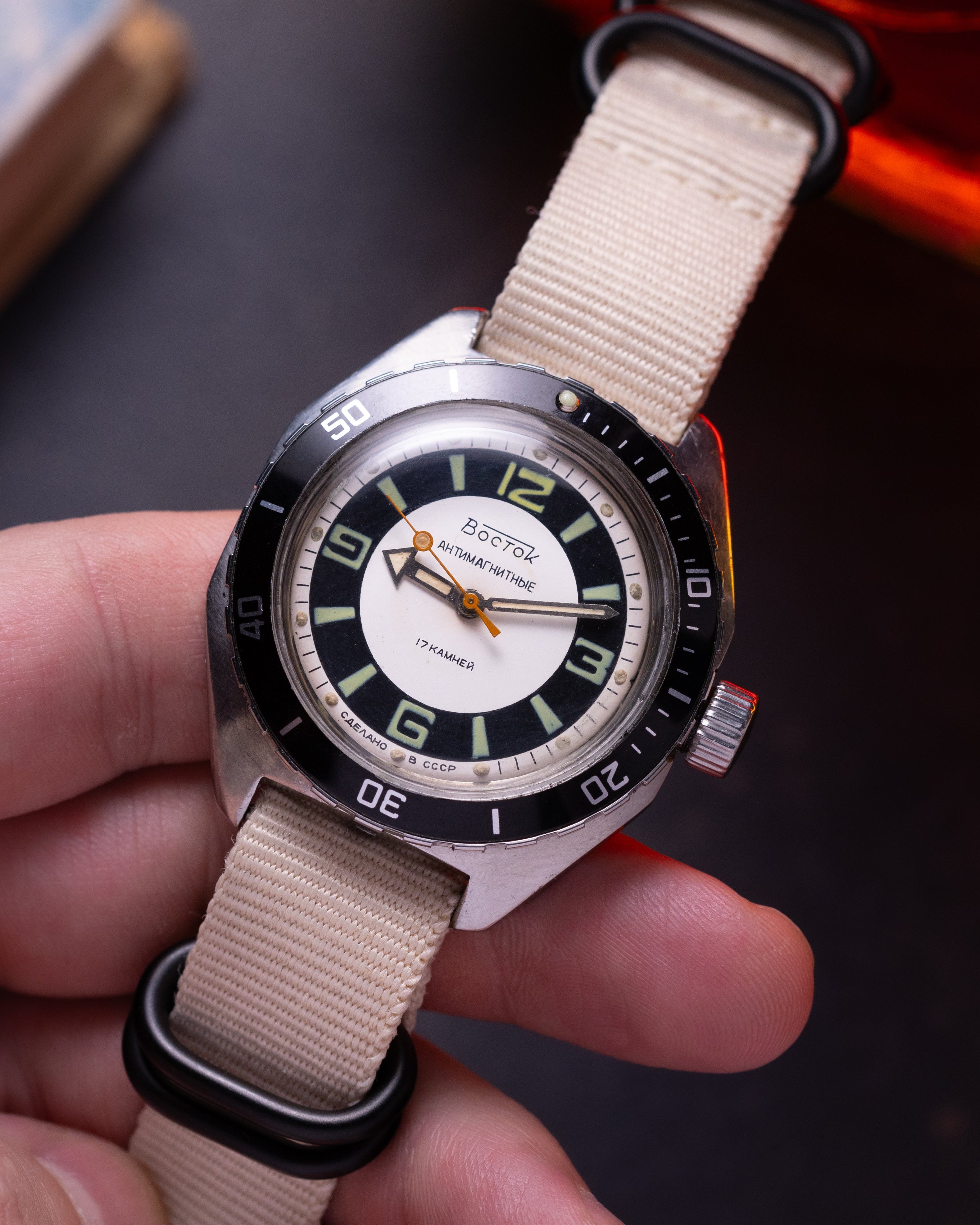 Vintage watch "Wostok" (Vostok) Amphibia, Diver watch - VintageDuMarko