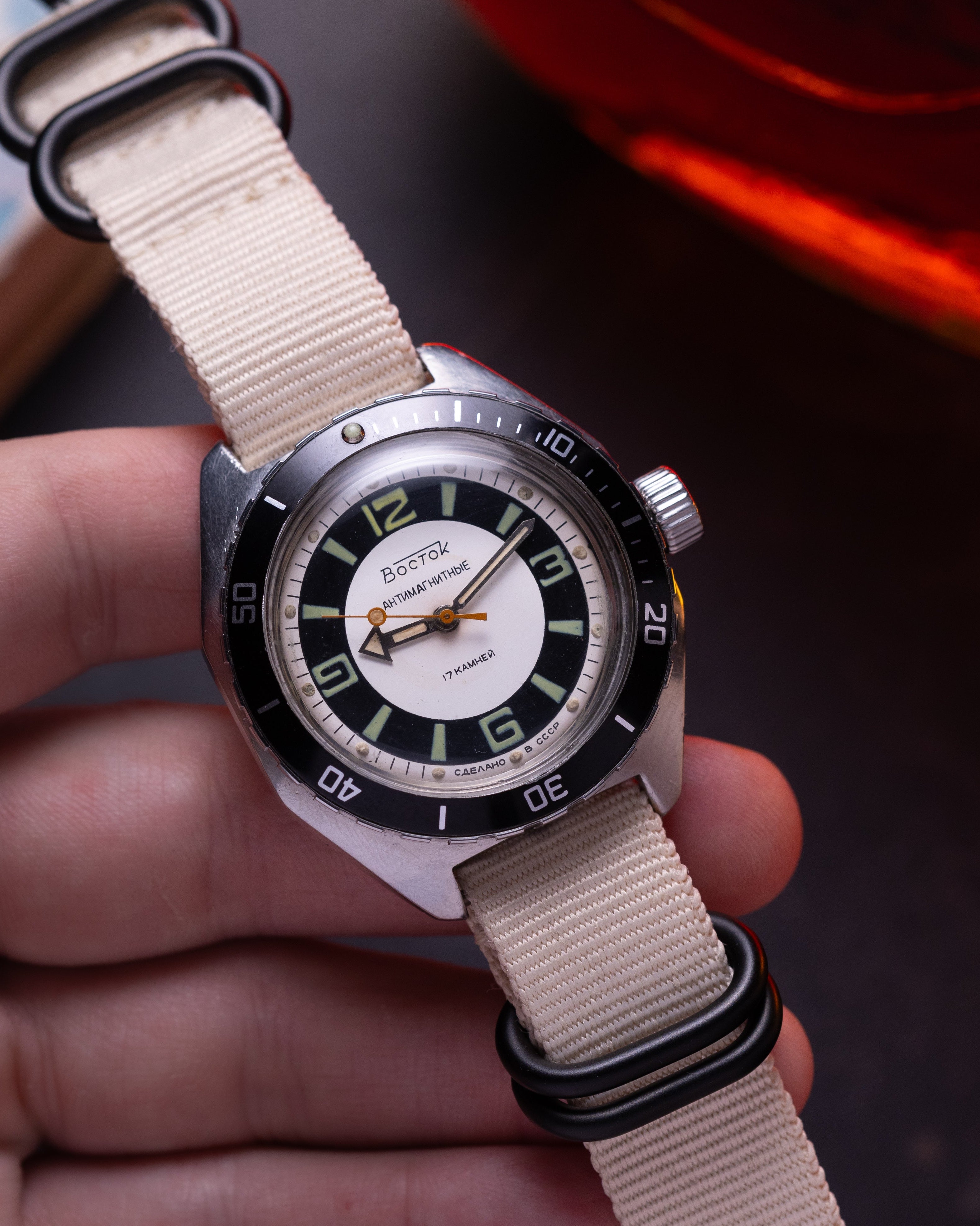 Vintage watch "Wostok" (Vostok) Amphibia, Diver watch - VintageDuMarko