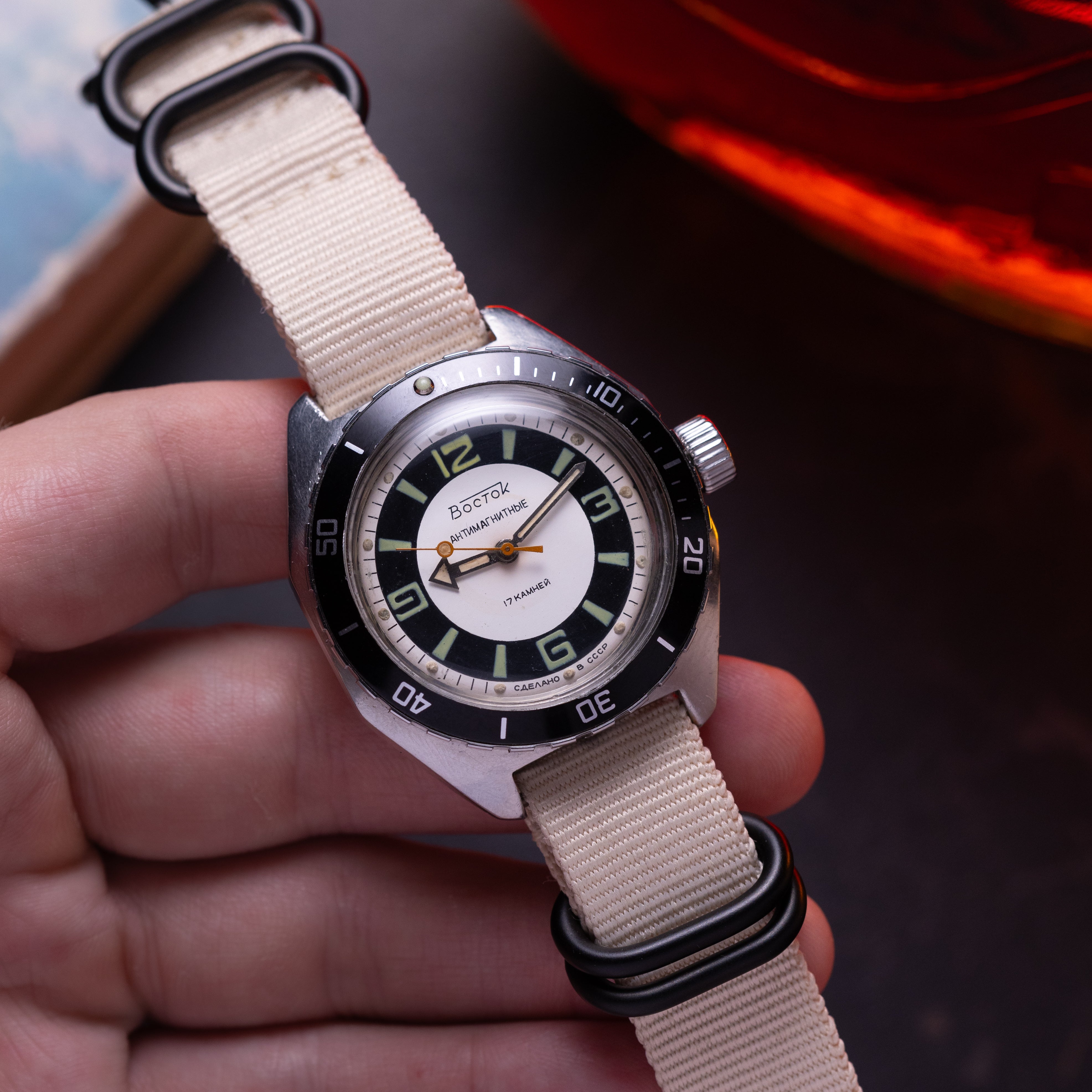 Vintage watch "Wostok" (Vostok) Amphibia, Diver watch - VintageDuMarko