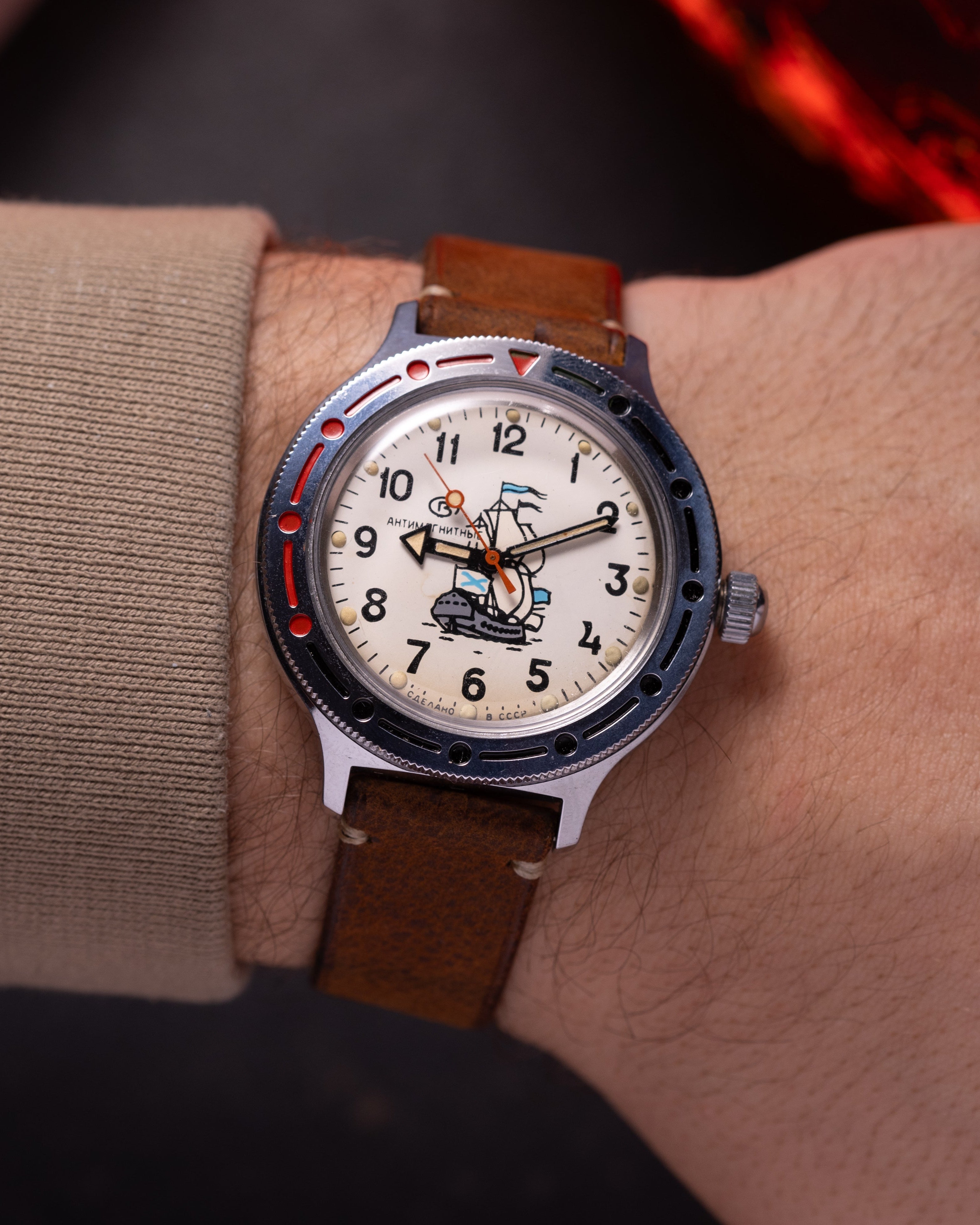 Vintage "Wostok (Vostok) Amphibian" Watch, Rare Military Divers Mechanical watch - VintageDuMarko