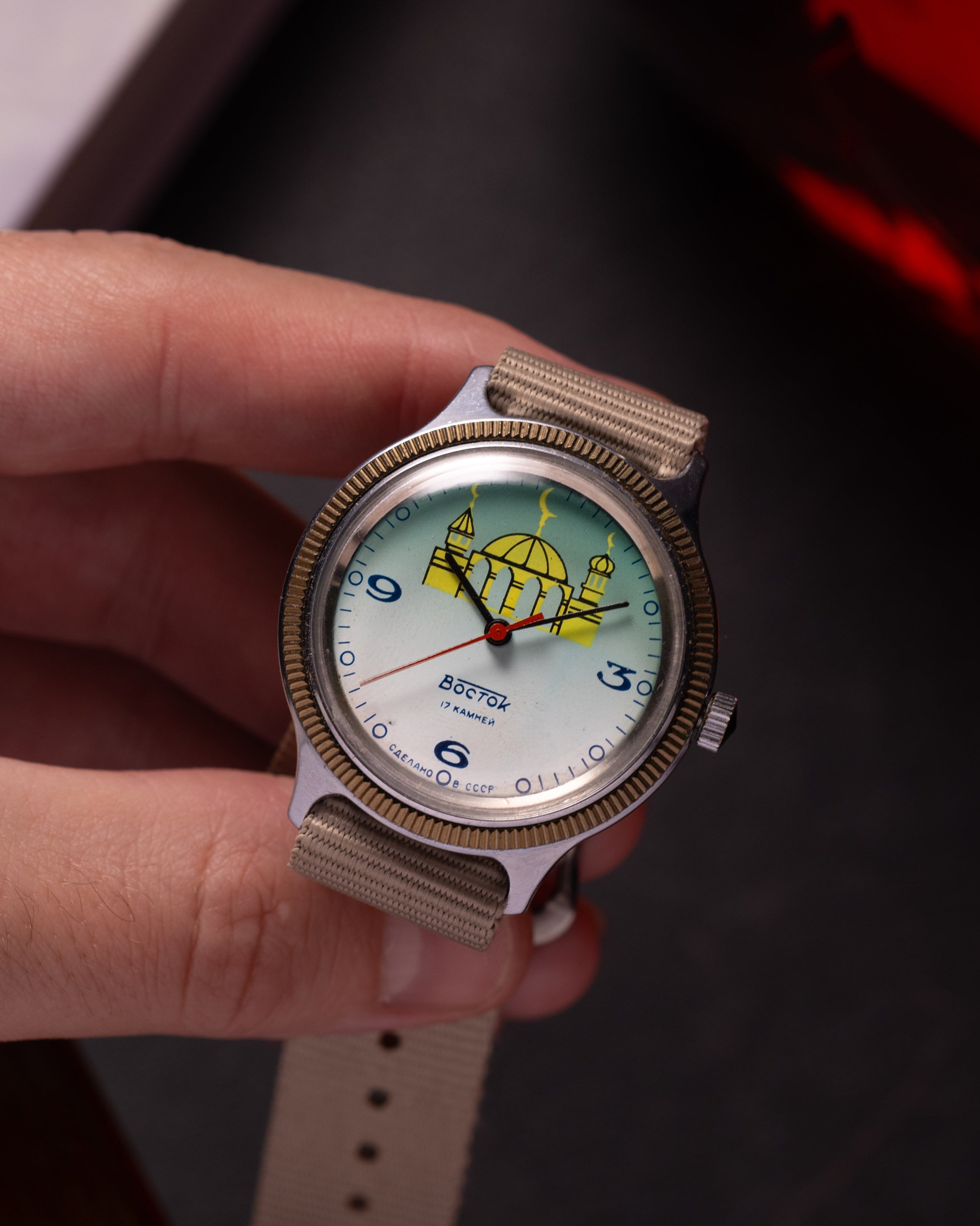 Vintage "Wostok (Vostok) Taj Mahal" Mens Rare Mechanical Old Watch - VintageDuMarko