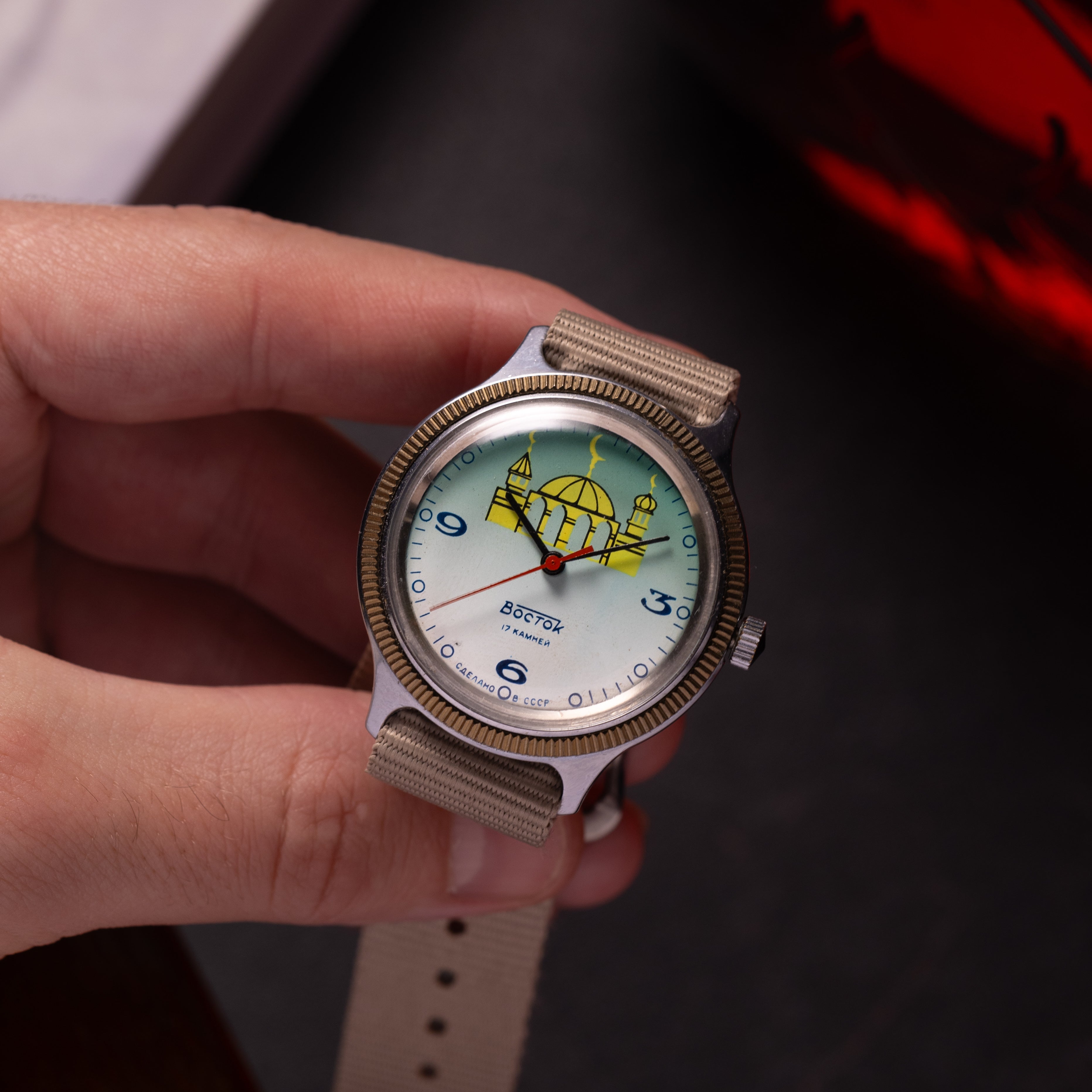 Vintage "Wostok (Vostok) Taj Mahal" Mens Rare Mechanical Old Watch - VintageDuMarko