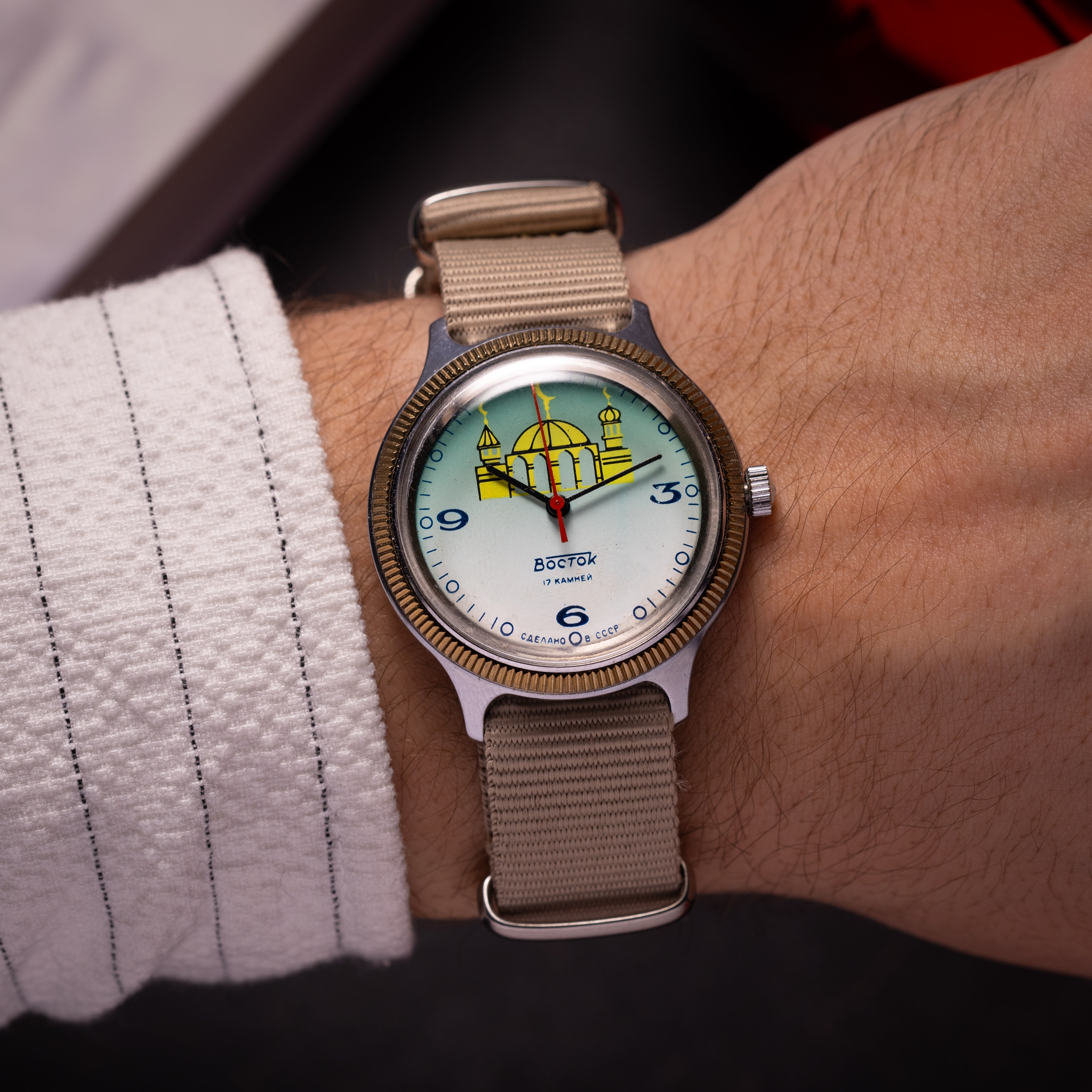 Vintage "Wostok (Vostok) Taj Mahal" Mens Rare Mechanical Old Watch - VintageDuMarko