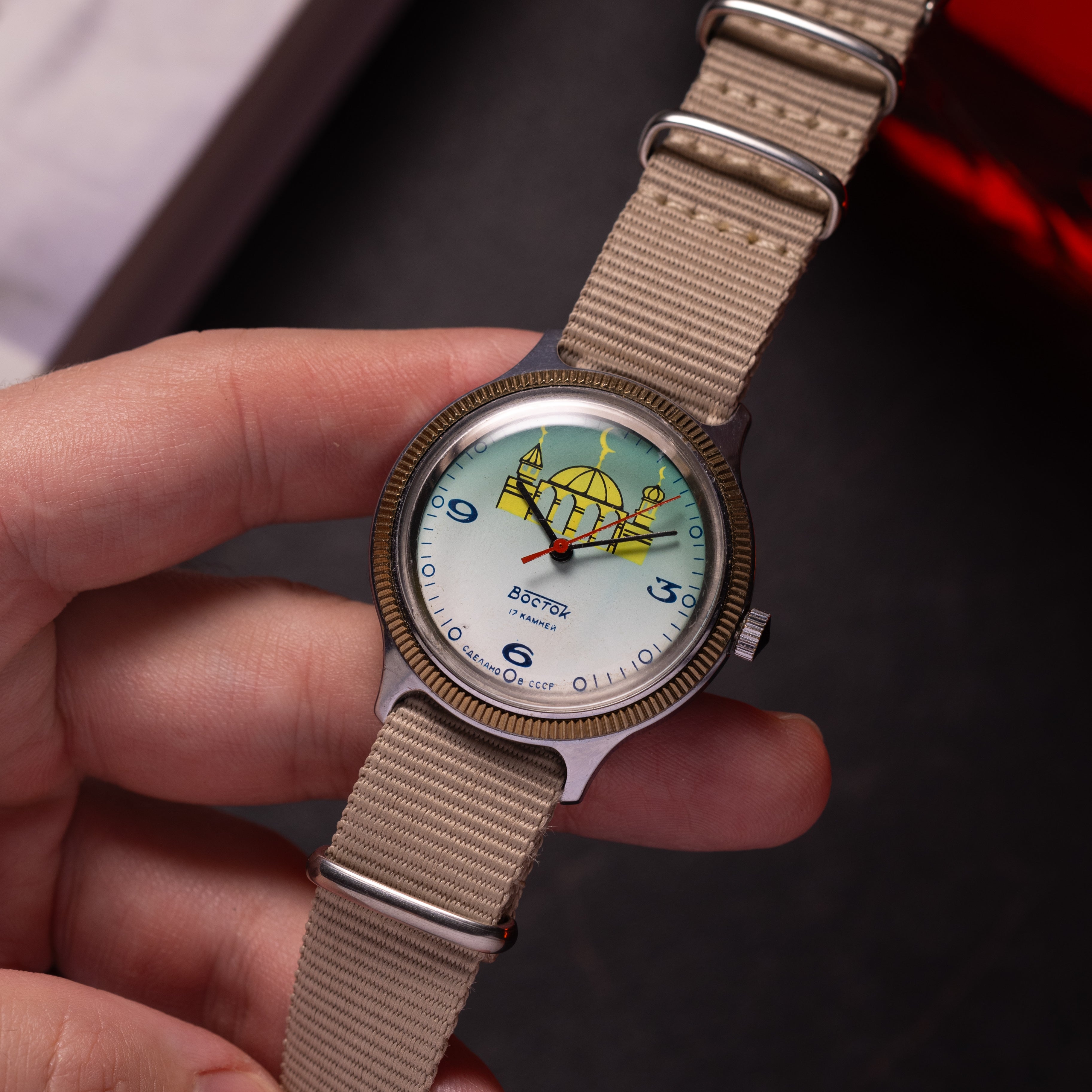 Vintage "Wostok (Vostok) Taj Mahal" Mens Rare Mechanical Old Watch - VintageDuMarko