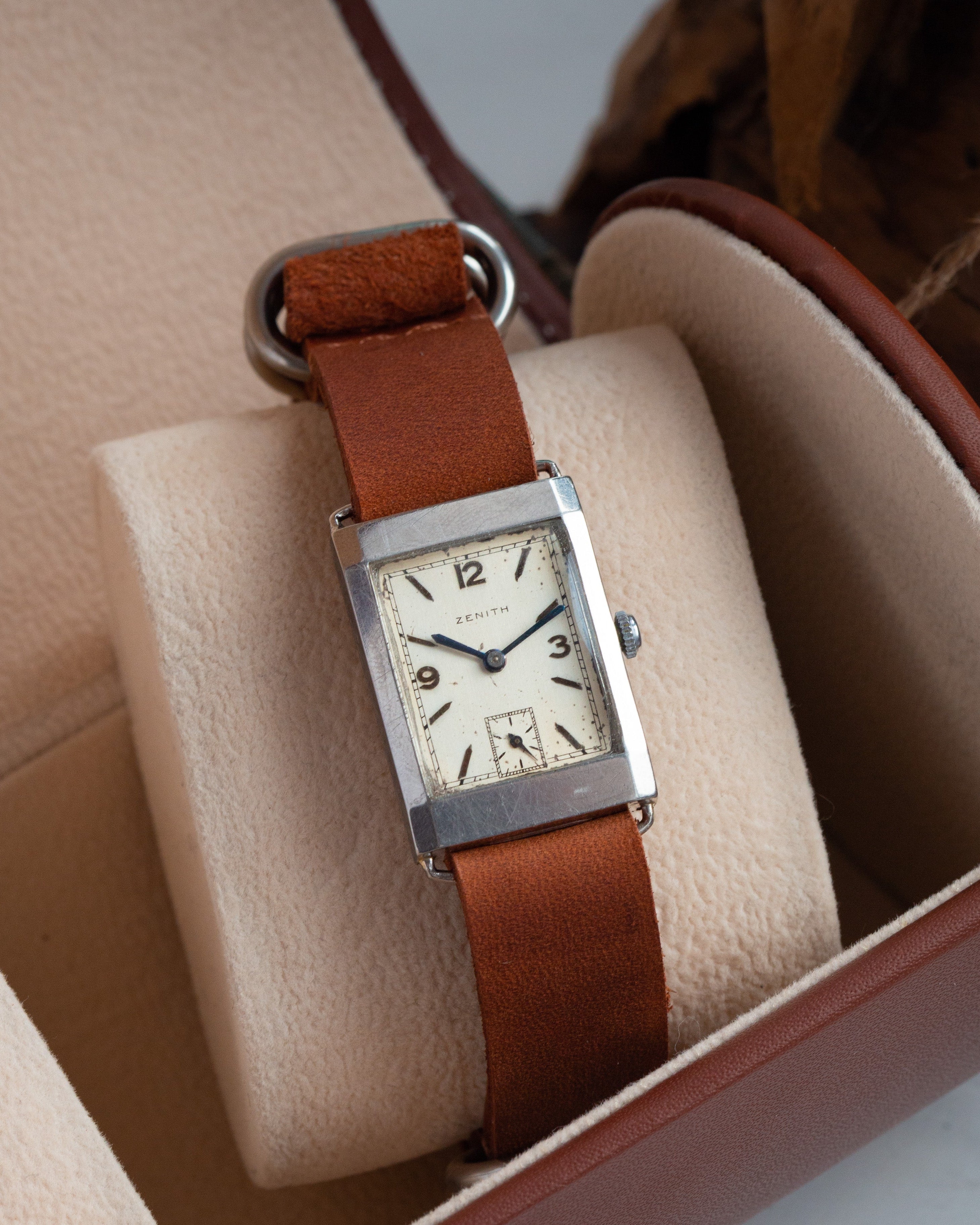 Vintage "Zenith Tank" Watch from 1930's, Swiss Made Military Watch - VintageDuMarko