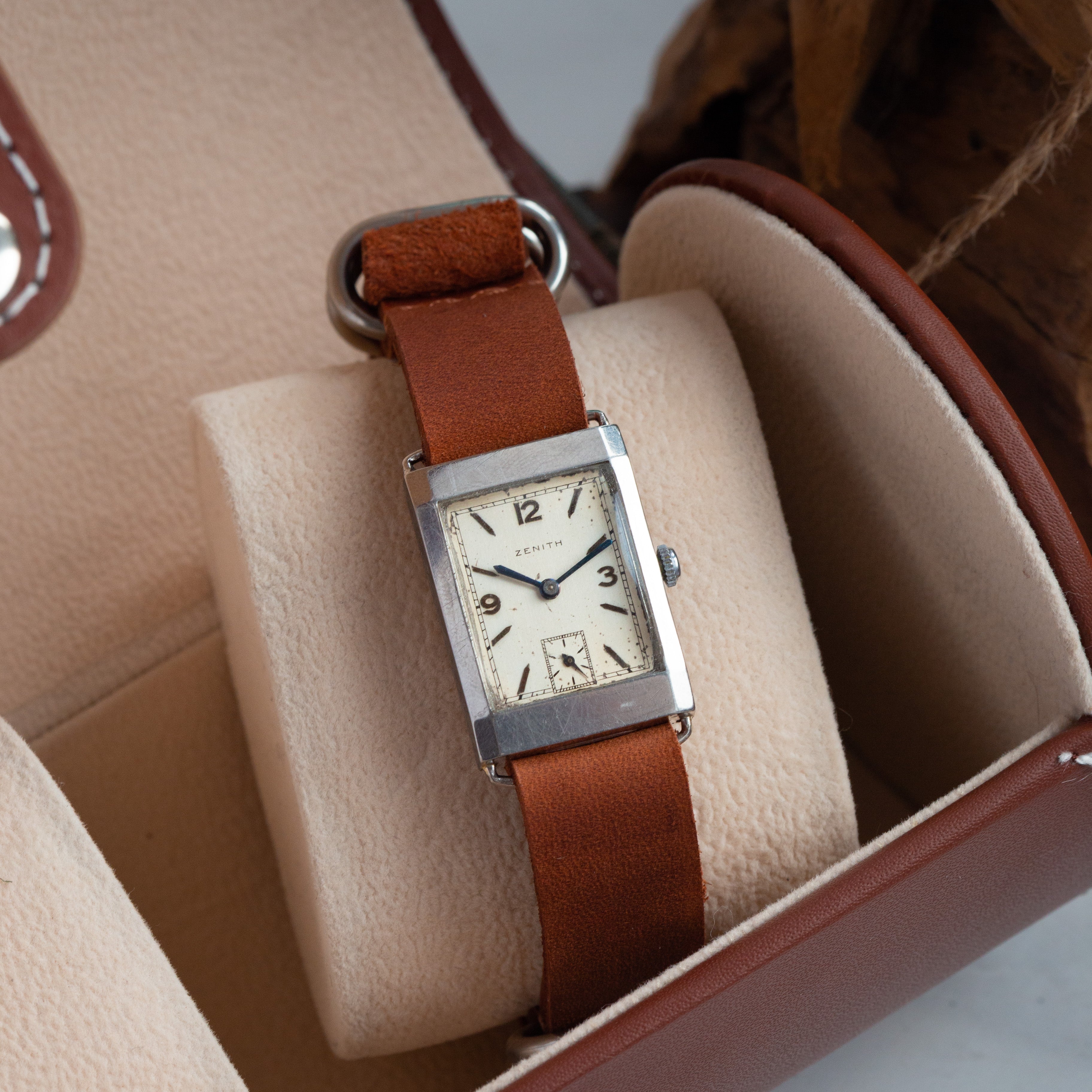 Vintage "Zenith Tank" Watch from 1930's, Swiss Made Military Watch - VintageDuMarko