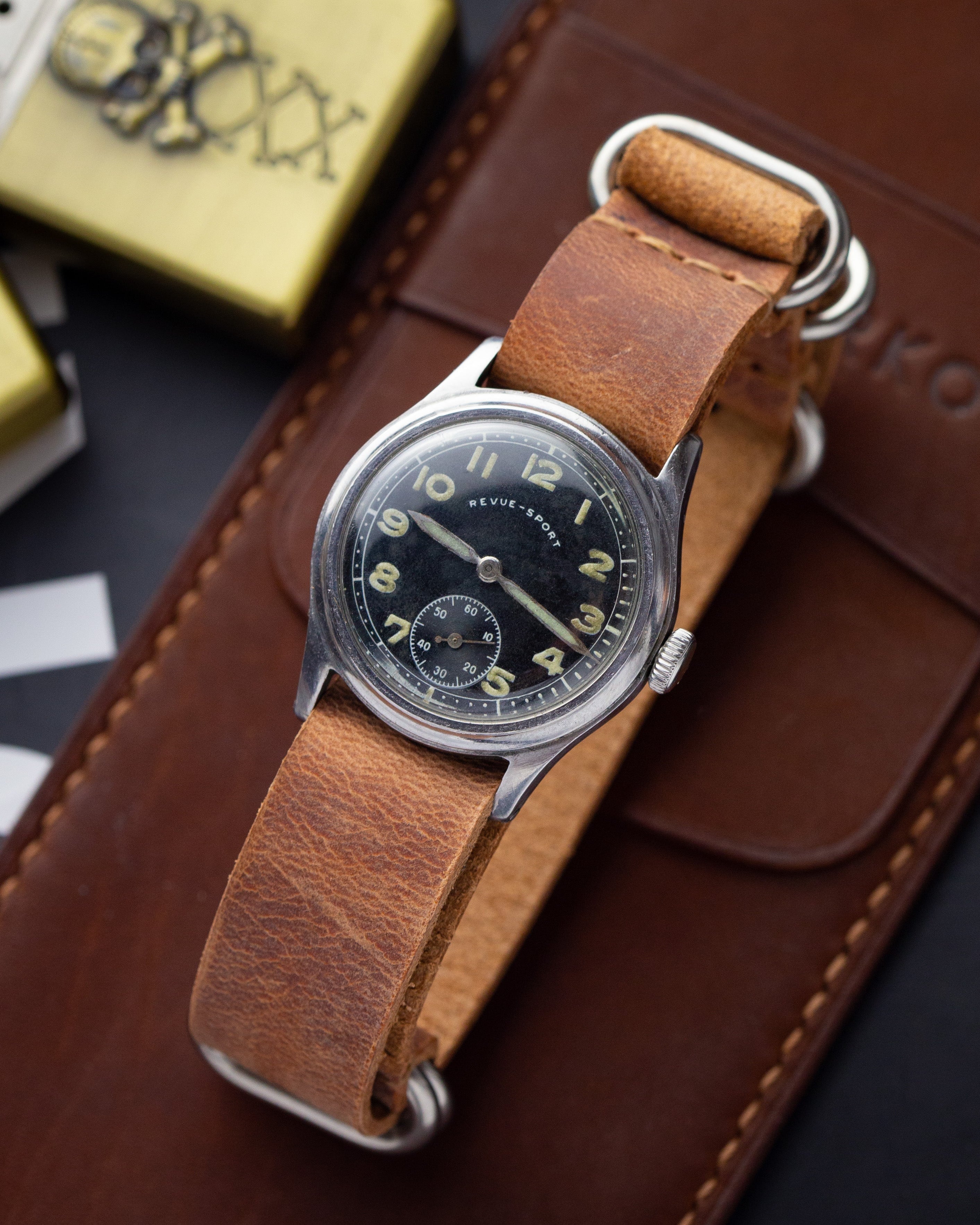 Watch «Revue-Sport» - Vintage WW2 Watch - VintageDuMarko