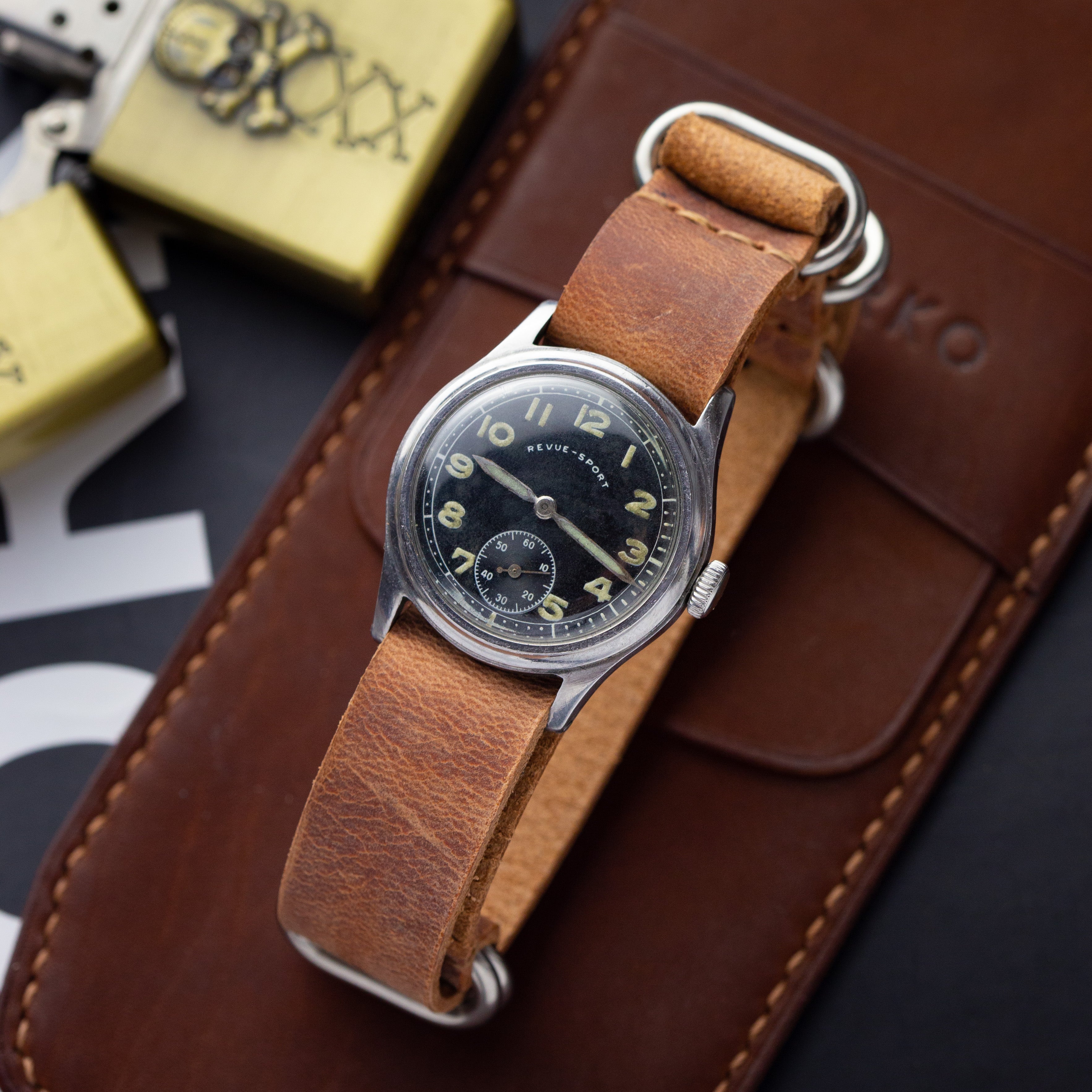 Watch «Revue-Sport» - Vintage WW2 Watch - VintageDuMarko