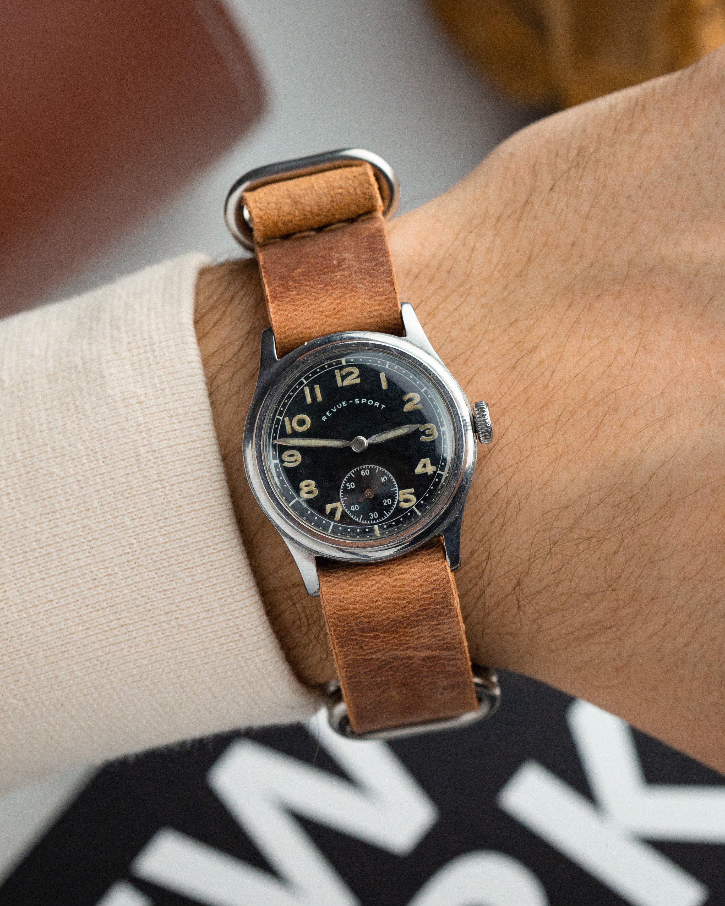 Watch «Revue-Sport» - Vintage WW2 Watch - VintageDuMarko