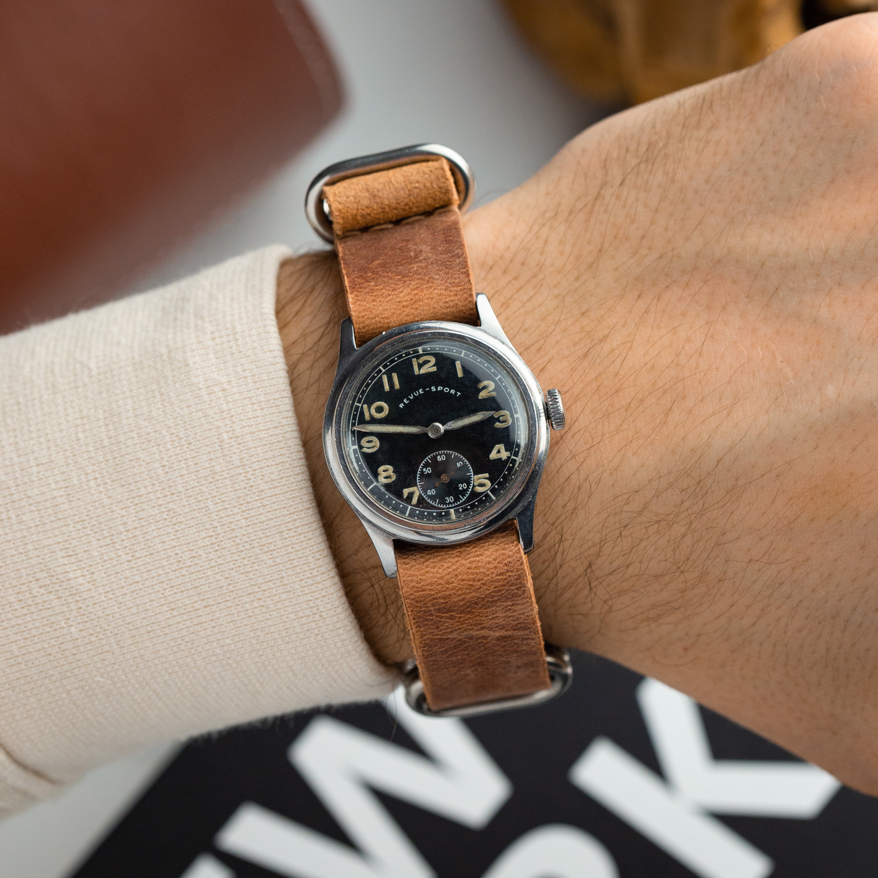 Watch «Revue-Sport» - Vintage WW2 Watch - VintageDuMarko