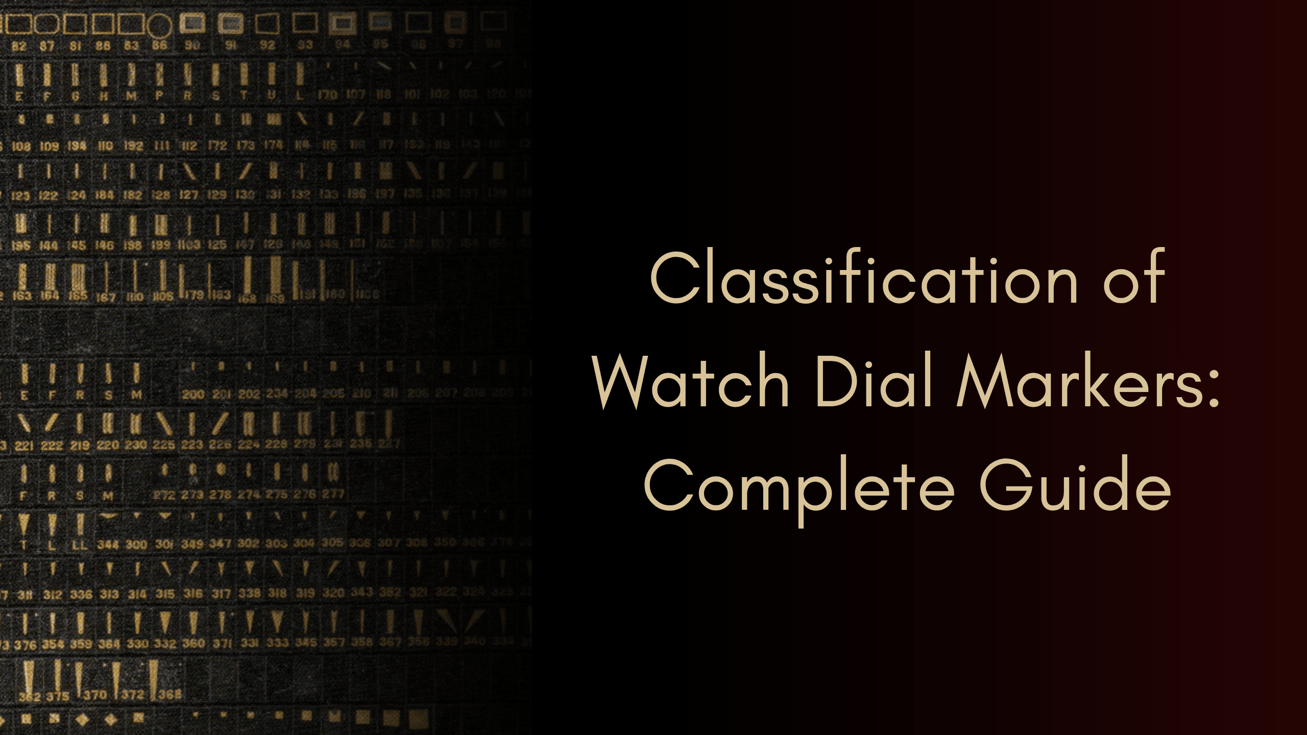 Classification of Watch Dial Markers: Complete Guide - DuMarko